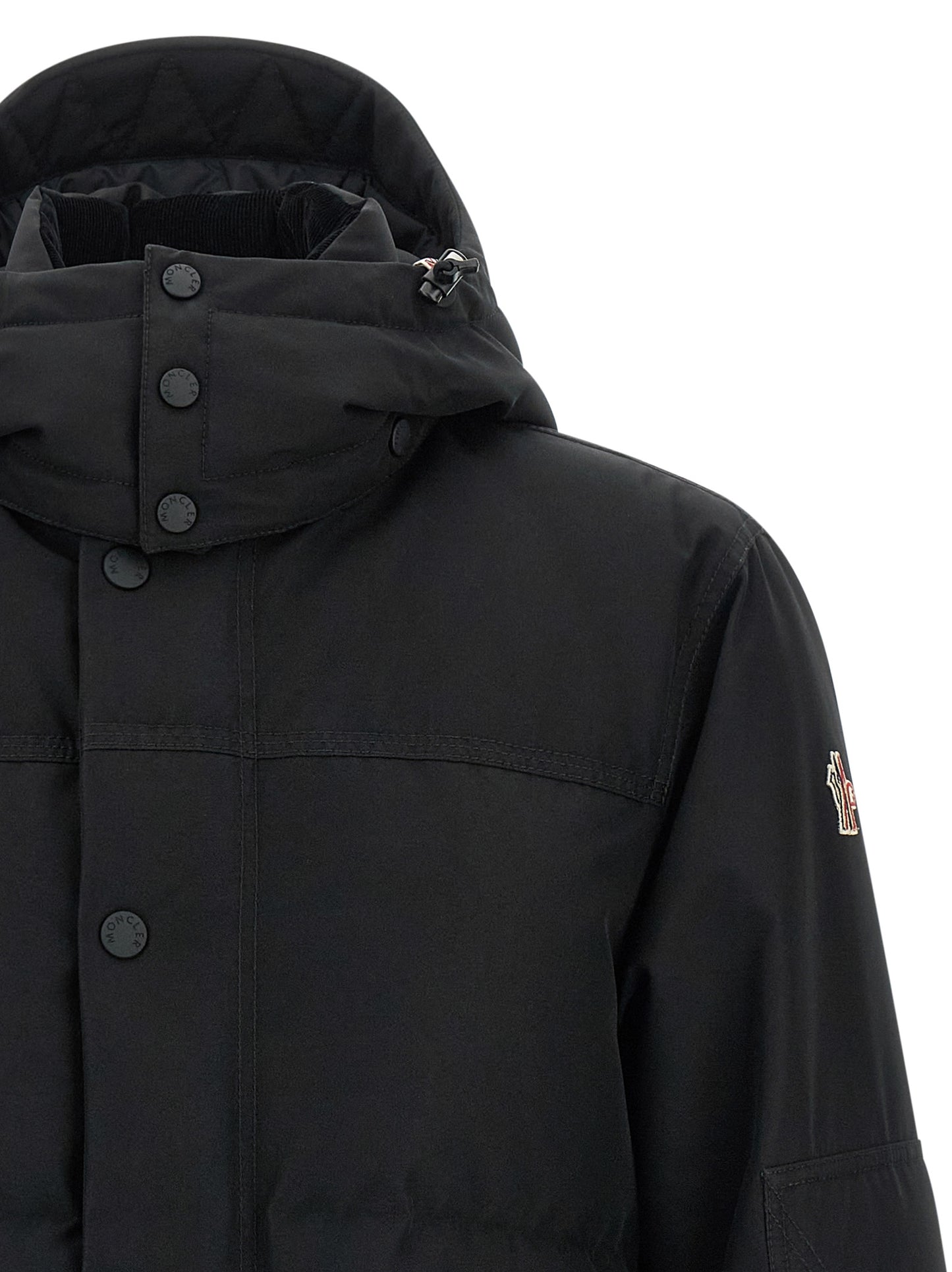 Moncler Grenoble Black Polyester Shell Jacket