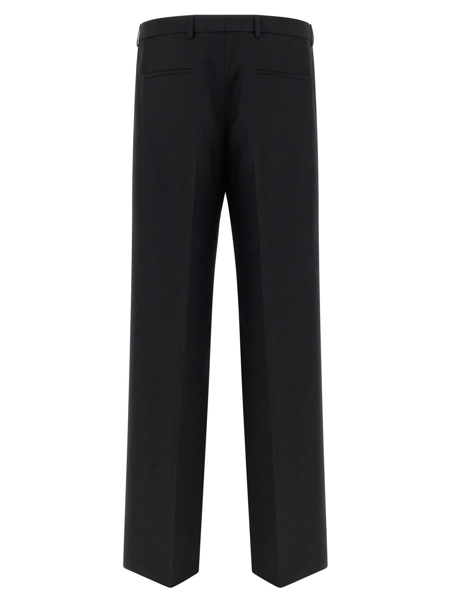 Gucci Black Polyester Dress Pants