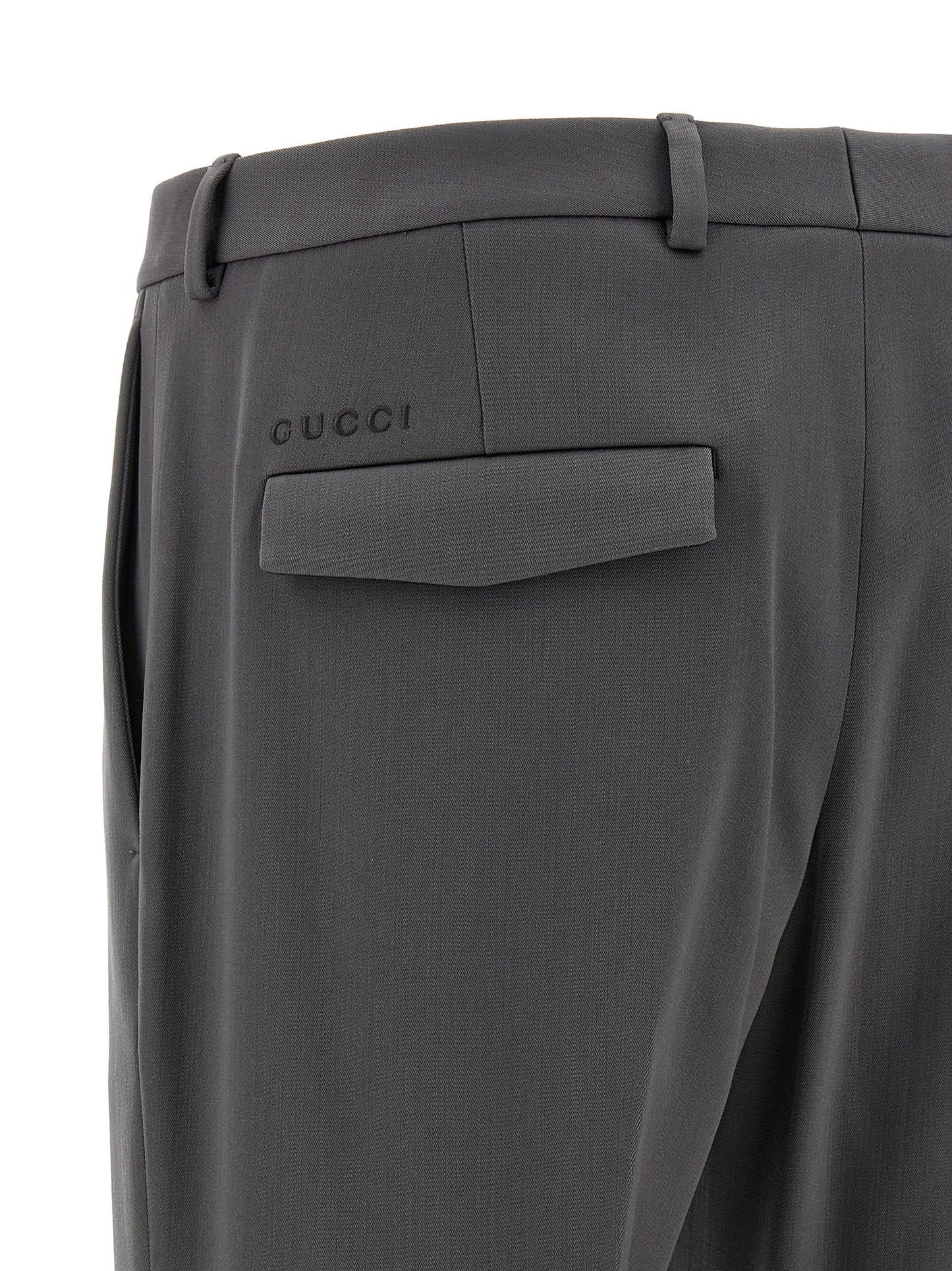Gucci Gray Wool Dress Pants