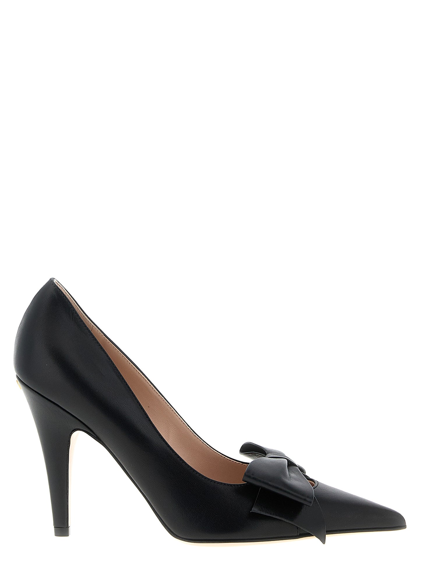 Valentino Garavani Black Calfskin High Heel Pumps