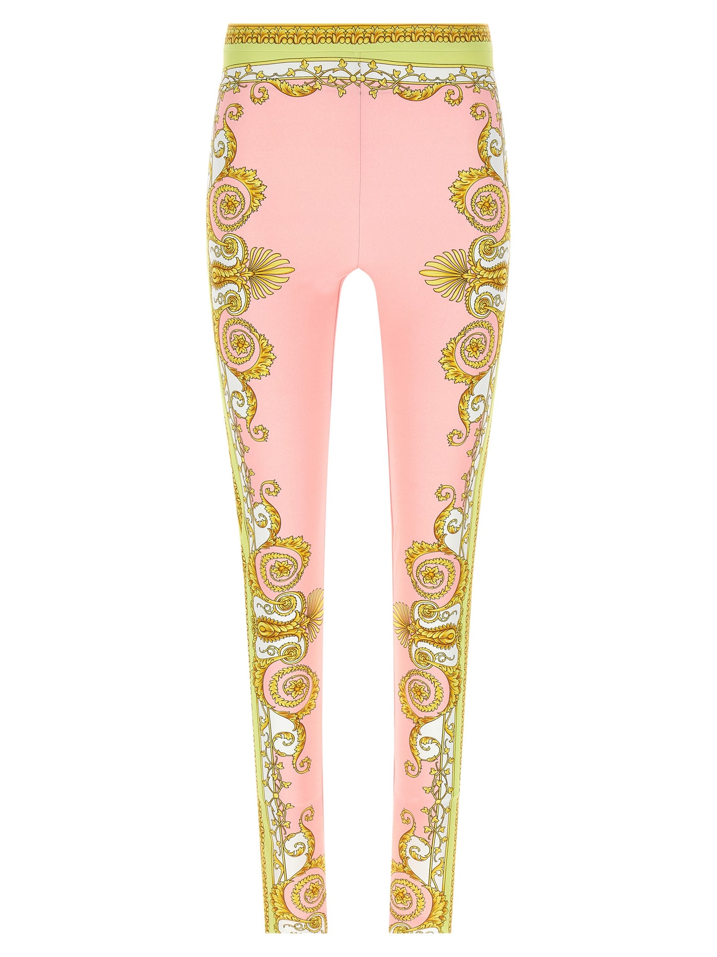 Versace Multicolor Nylon Leggings