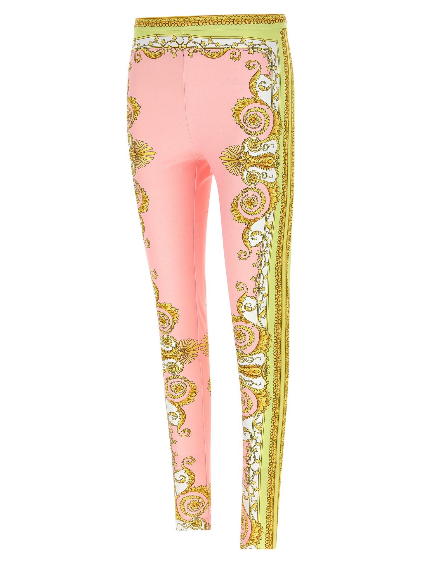 Versace Multicolor Nylon Leggings