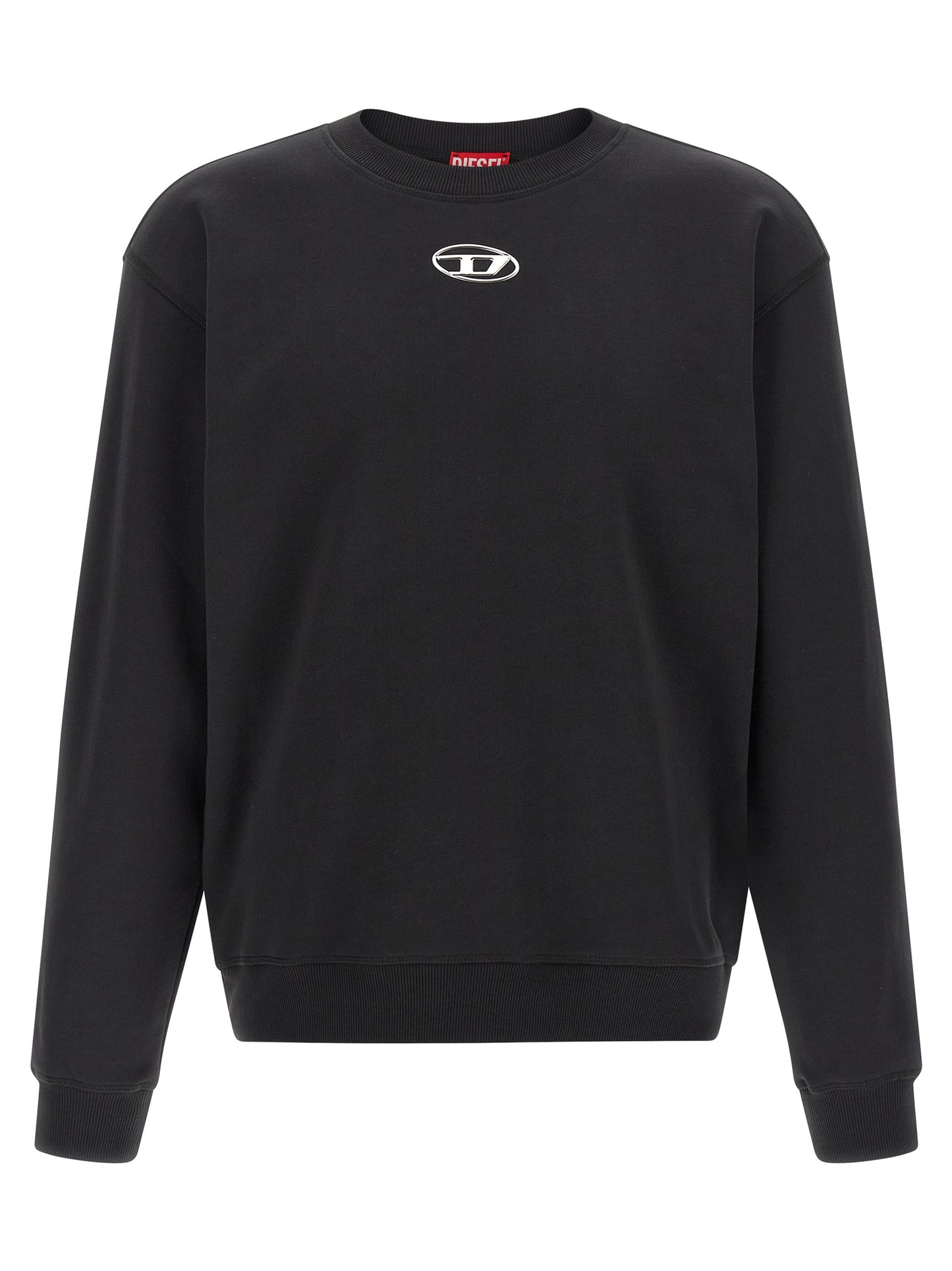 Diesel Black Cotton Sweatshirt