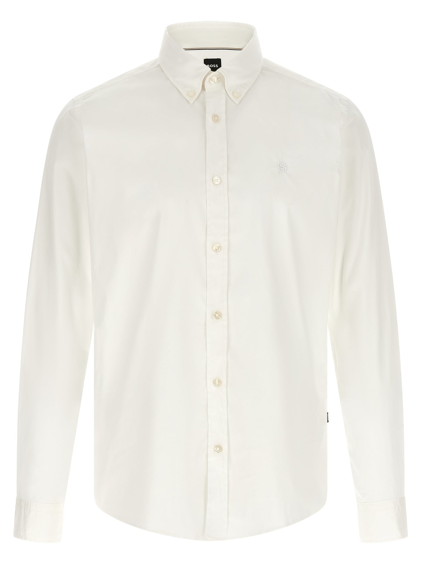 Hugo Boss White Cotton Blouse