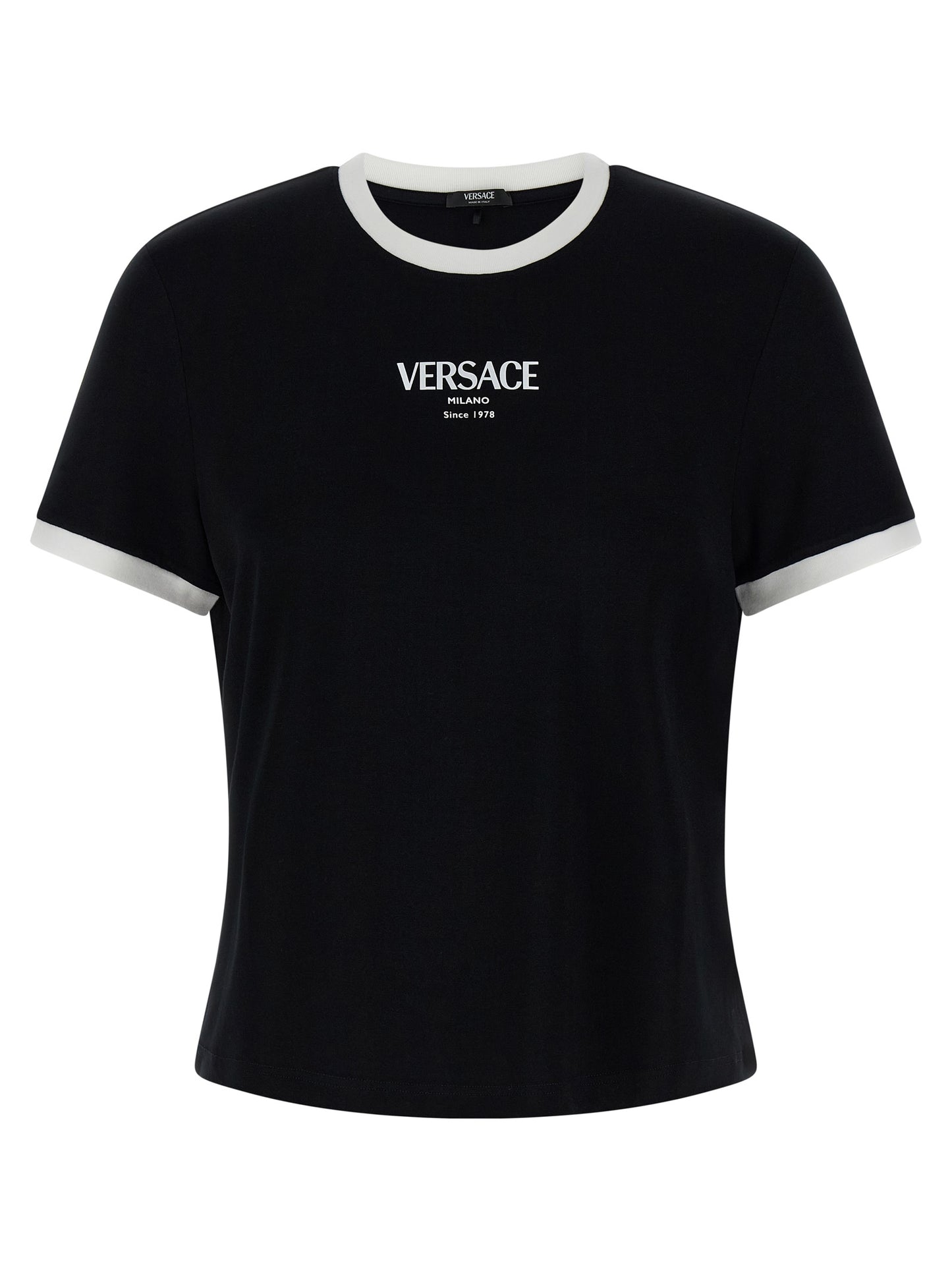 Versace Bicolor Viscose T-Shirt