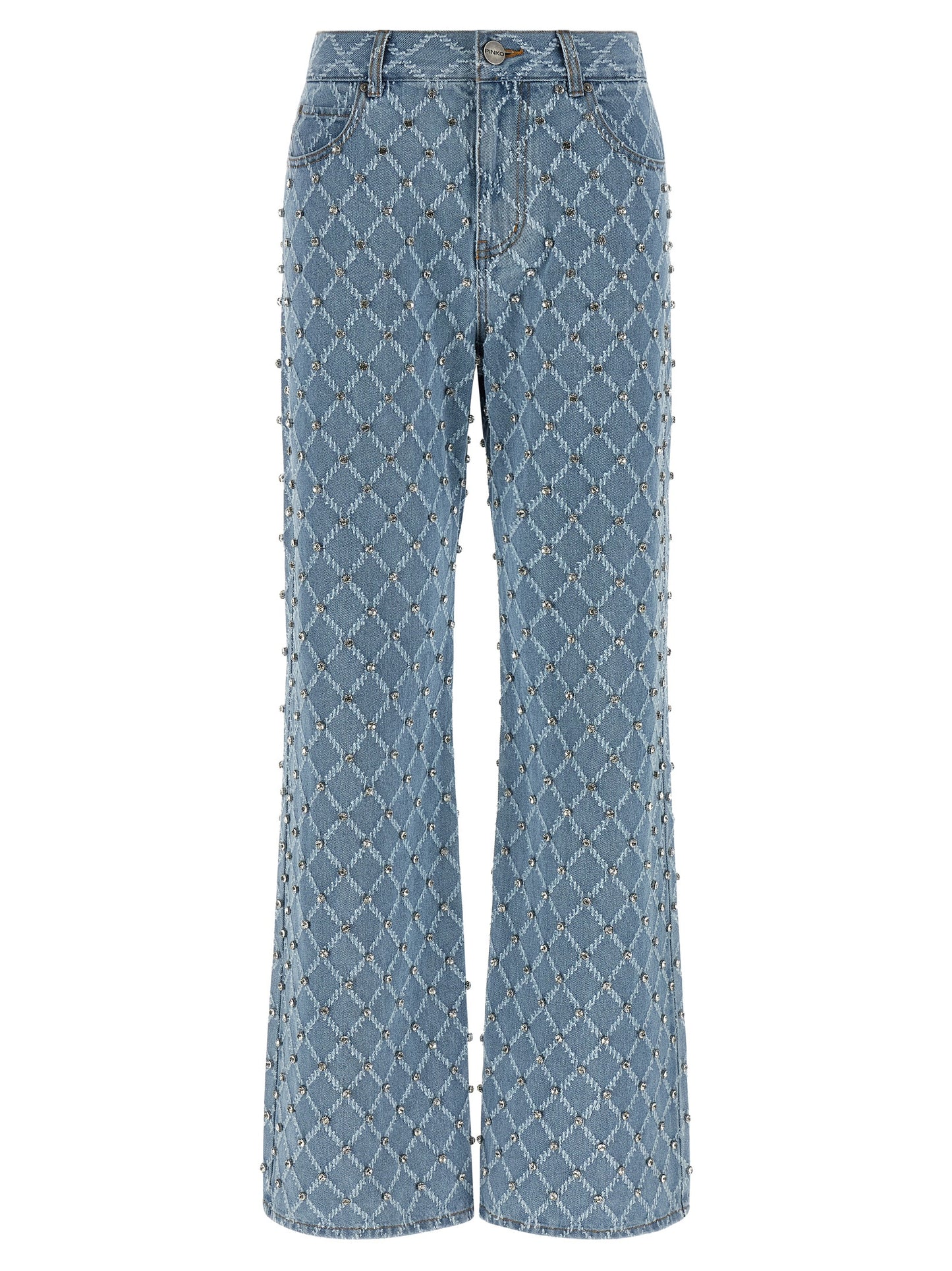 PINKO Blue Cotton Jeans Denim