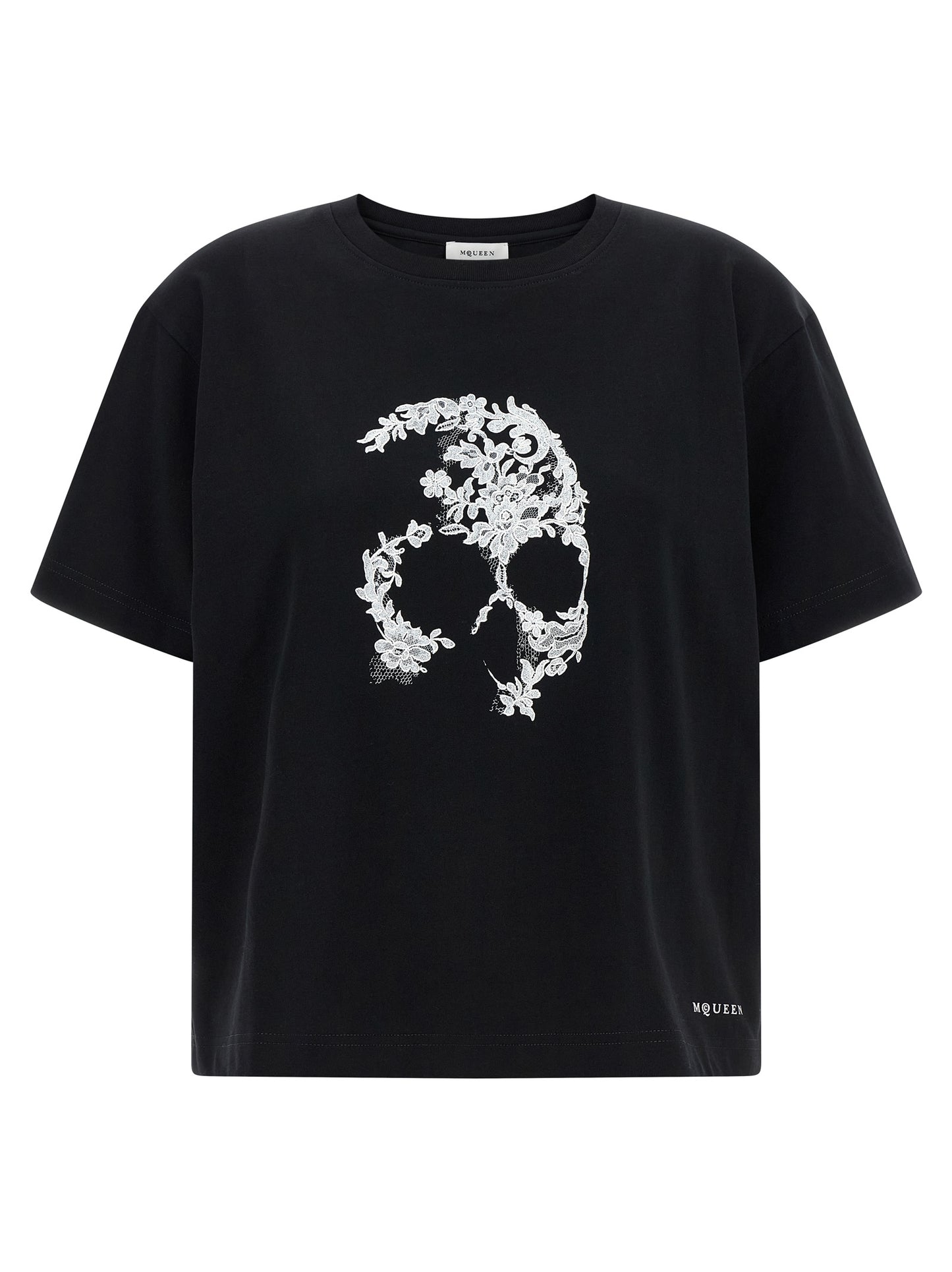 Alexander McQueen Bicolor Cotton T-Shirt