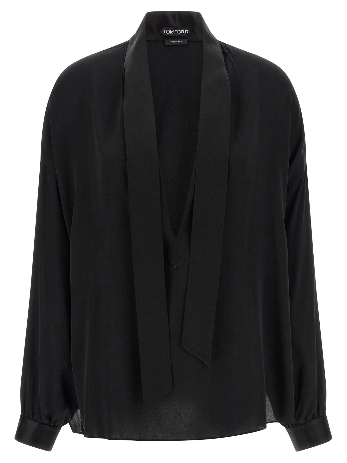 Tom Ford Black Silk Blouse