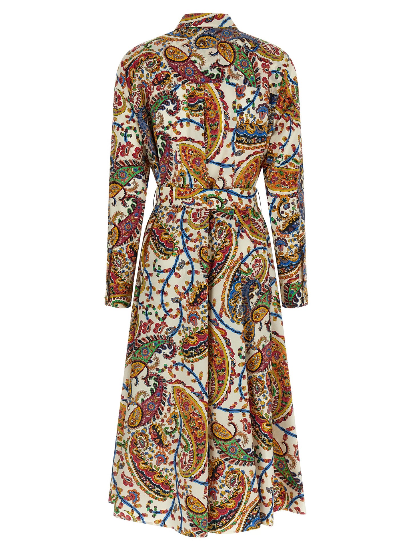 Etro Multicolor Cotton Midi Dress