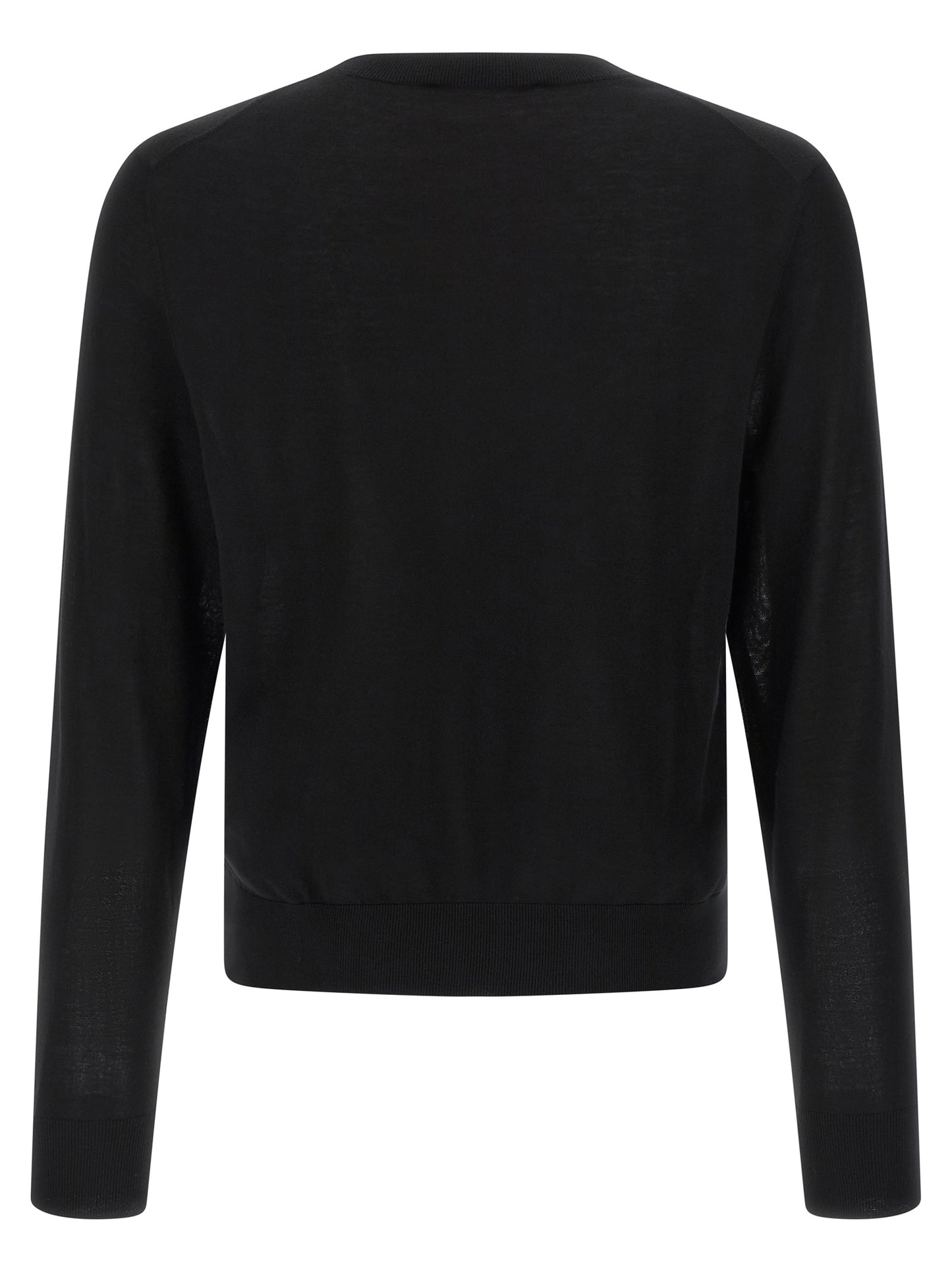 Dsquared² Black Wool Cardigan