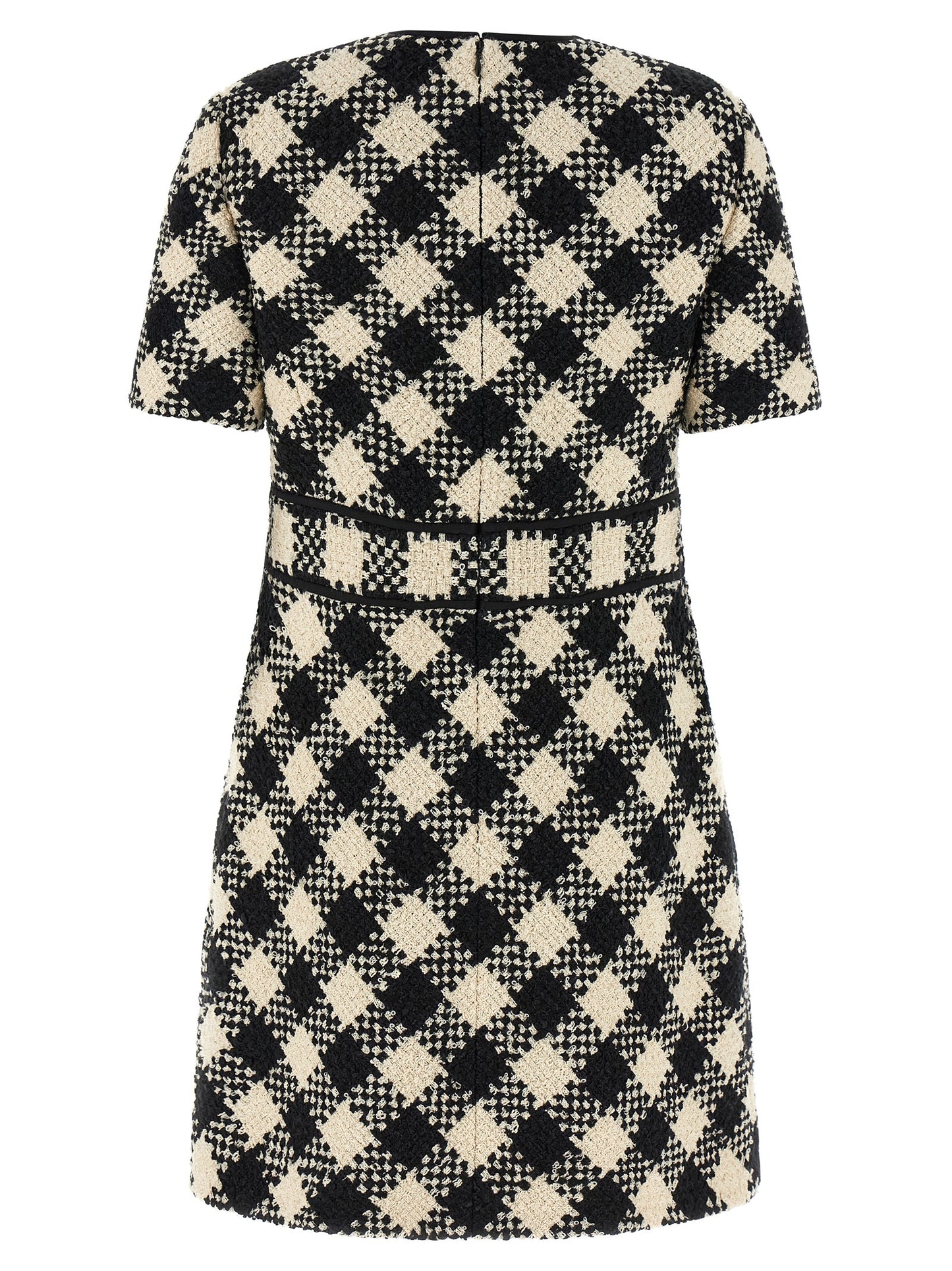 Valentino Garavani Bicolor Cotton Short Dress