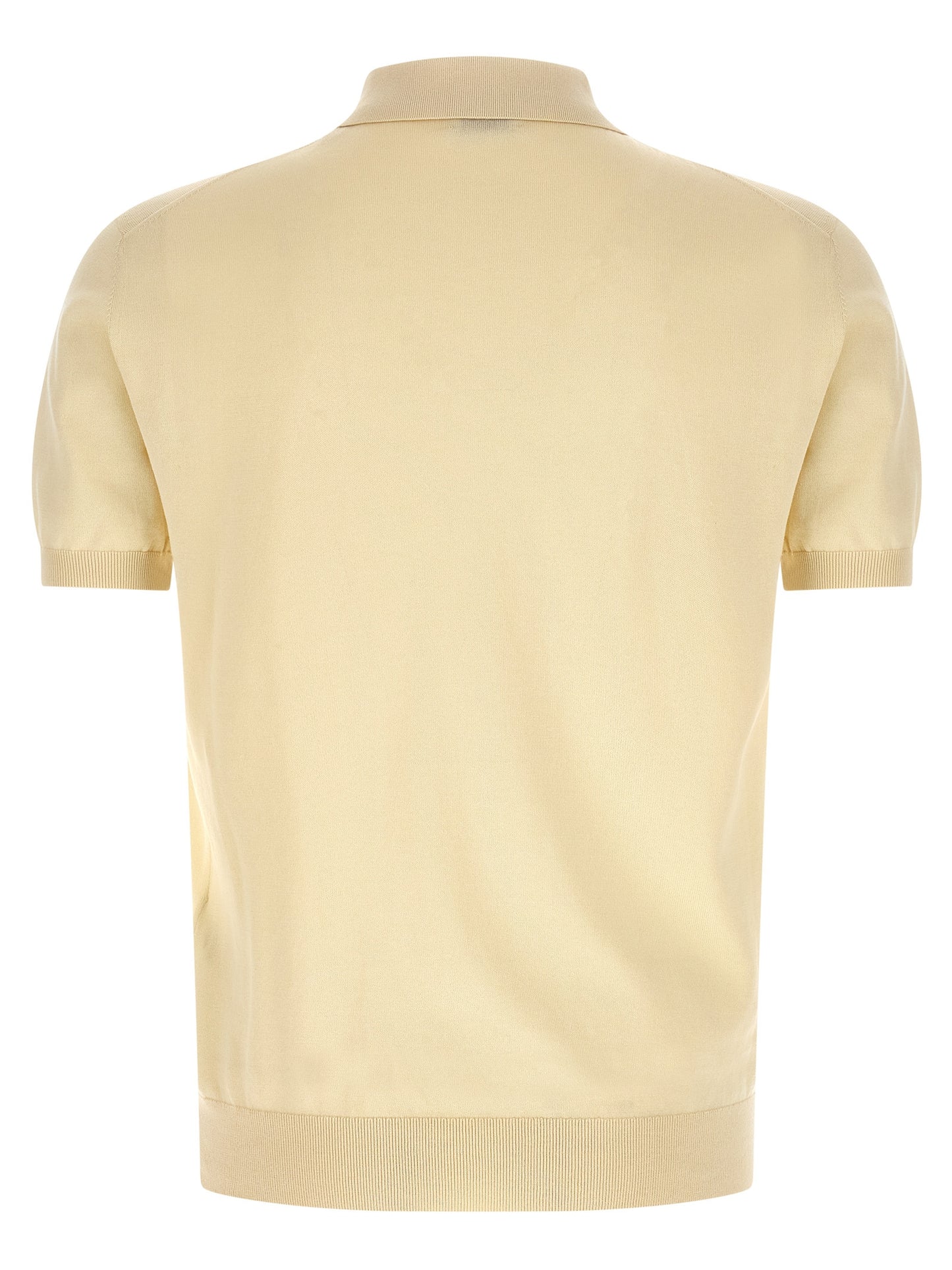 Etro Beige Cotton Polo Shirt