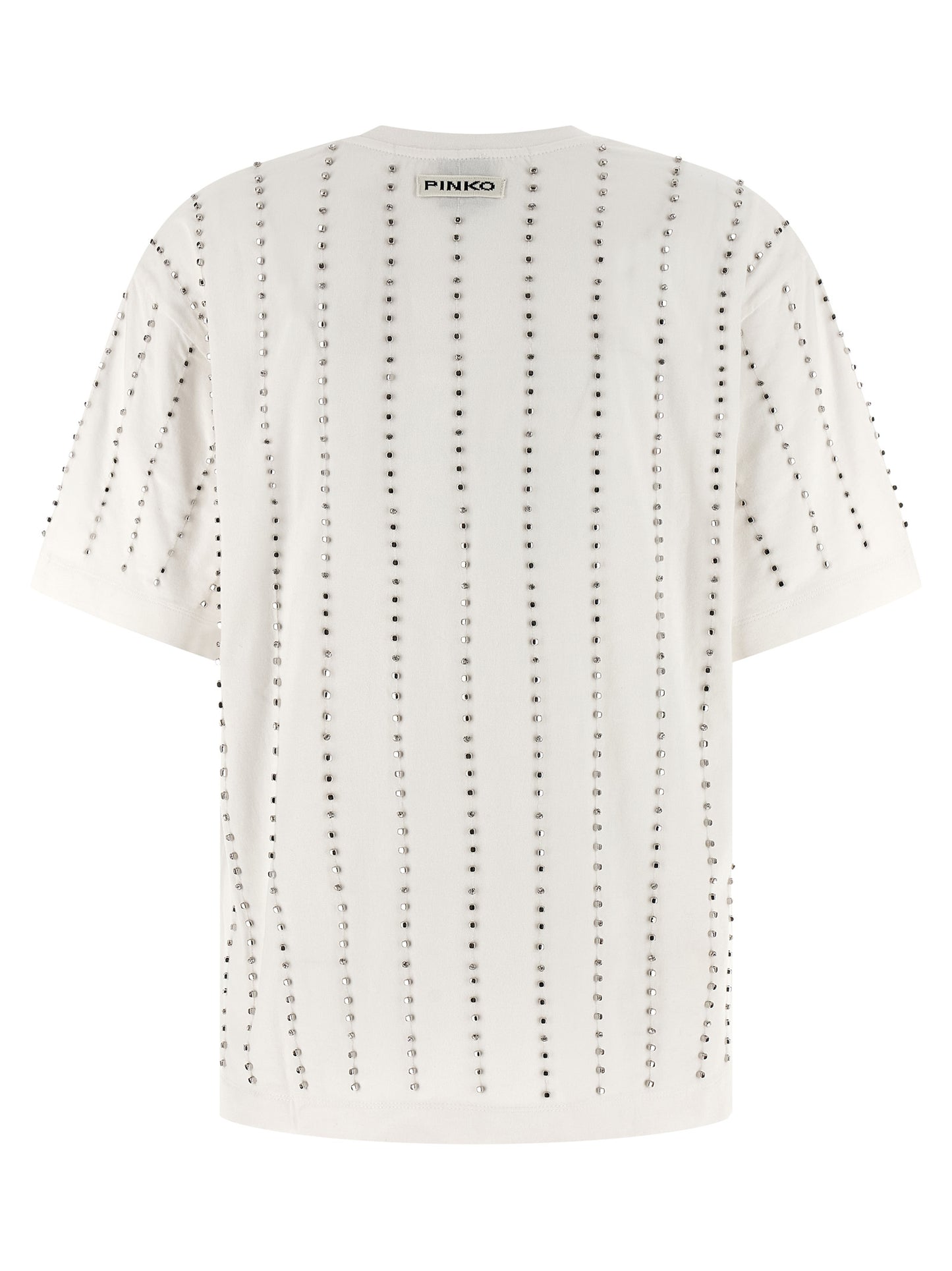PINKO White Cotton T-Shirt