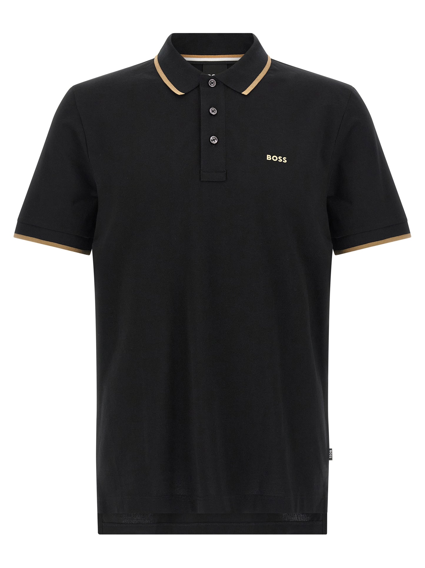 Hugo Boss Black Cotton Polo Shirt
