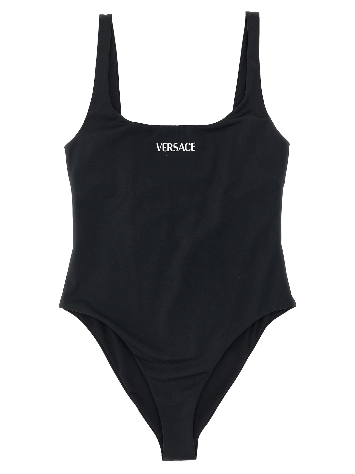 Versace Black Nylon One-Piece Swimsuit