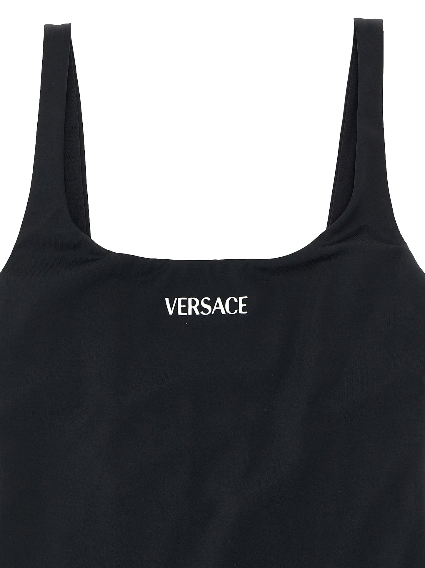 Versace Black Nylon One-Piece Swimsuit