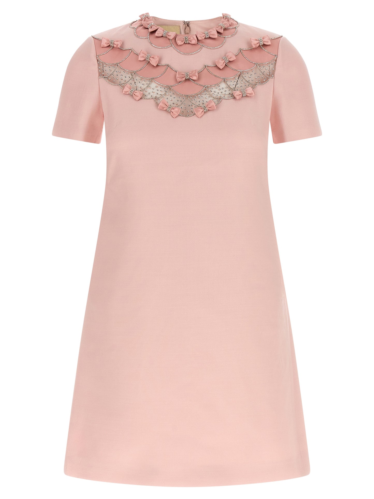 Valentino Garavani Multicolor Virgin Wool Short Dress