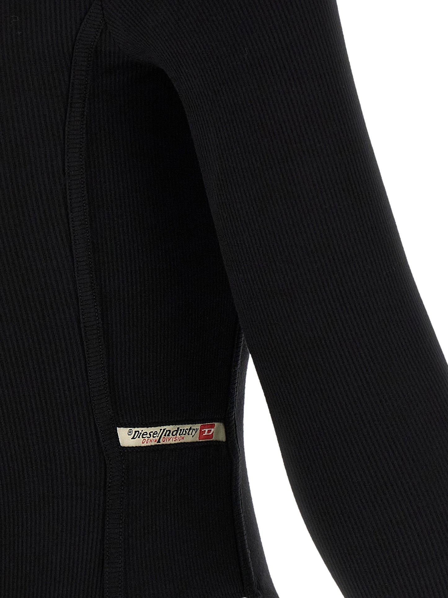 Diesel Black Viscose Bodysuit