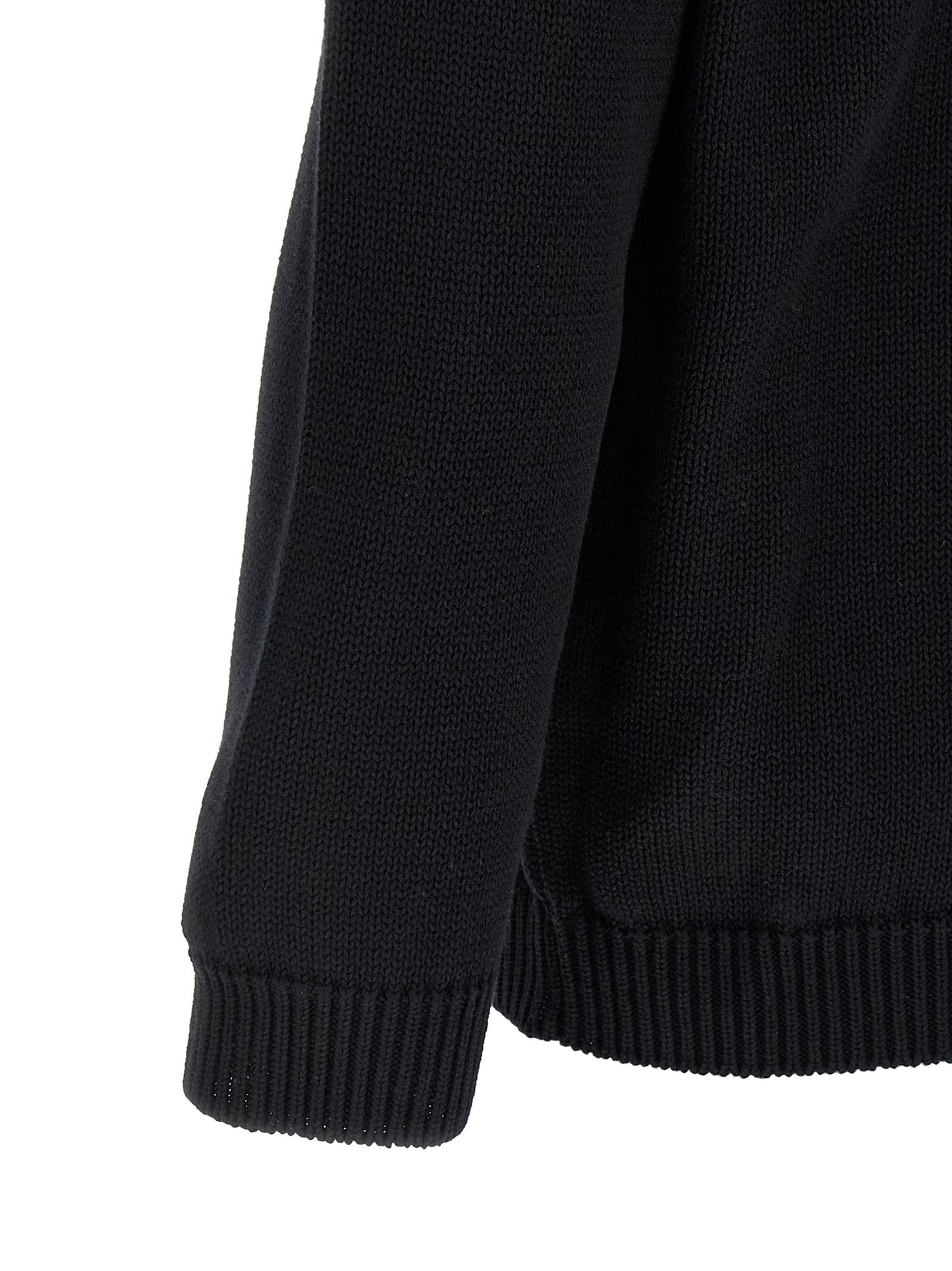 Off-White Bicolor Cotton Cardigan