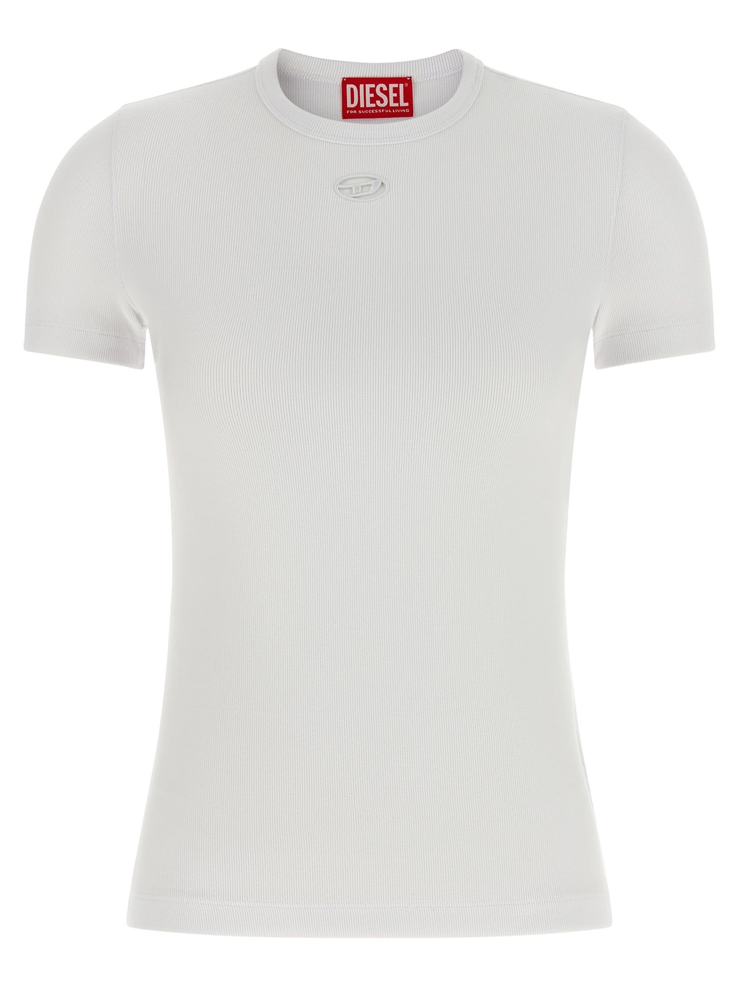 Diesel White Cotton T-Shirt