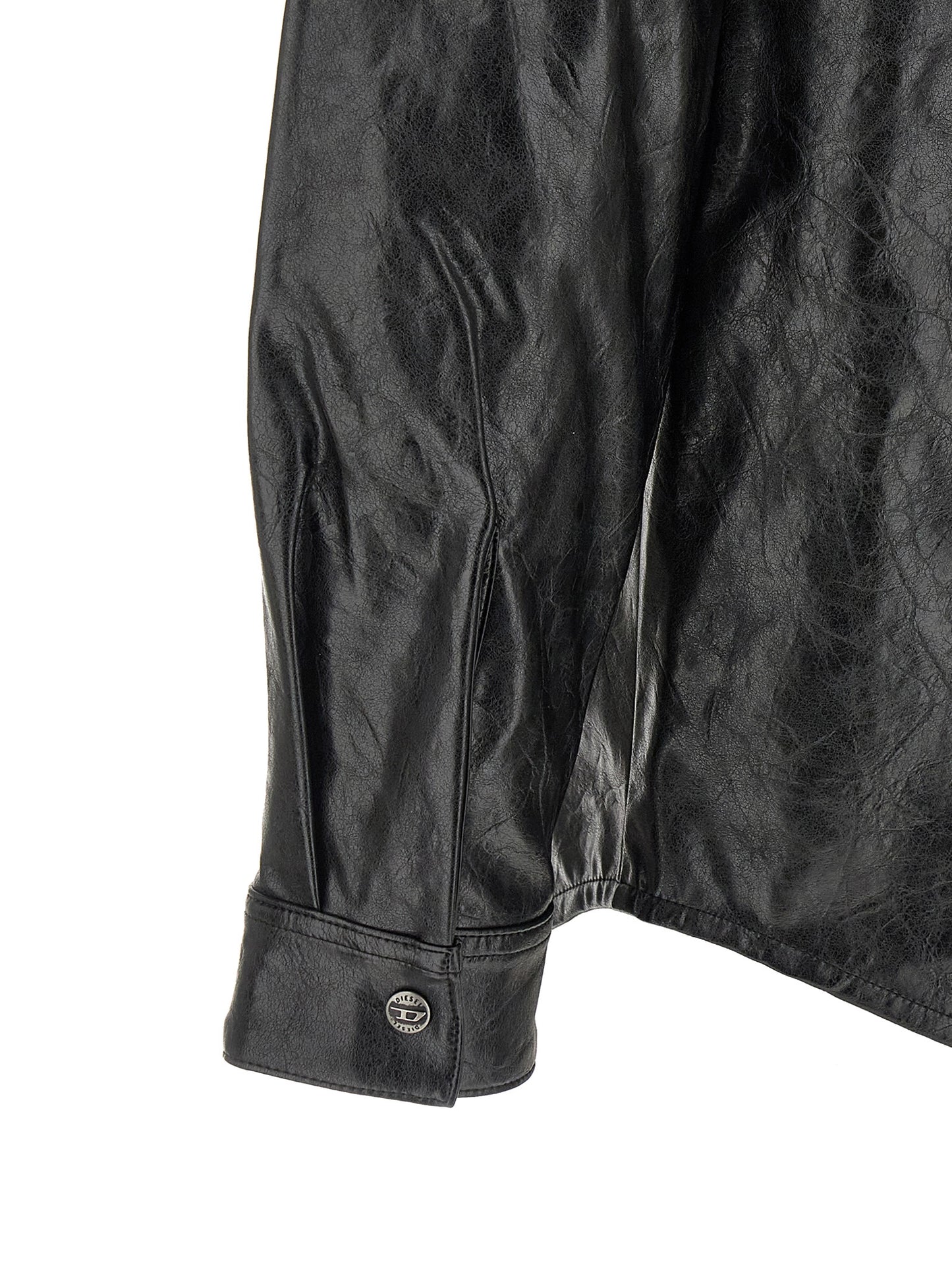 Diesel Black Viscose Blouse