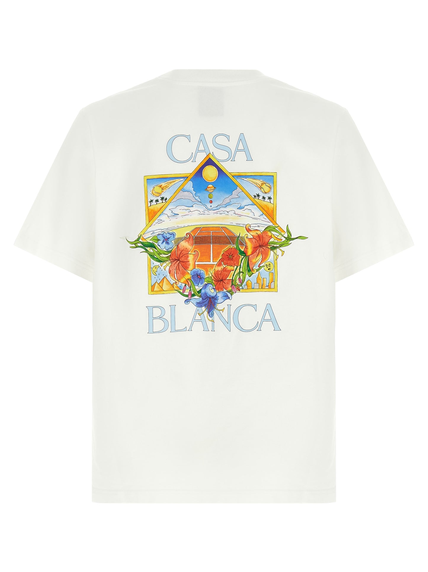 Casablanca White Organic Cotton T-Shirt