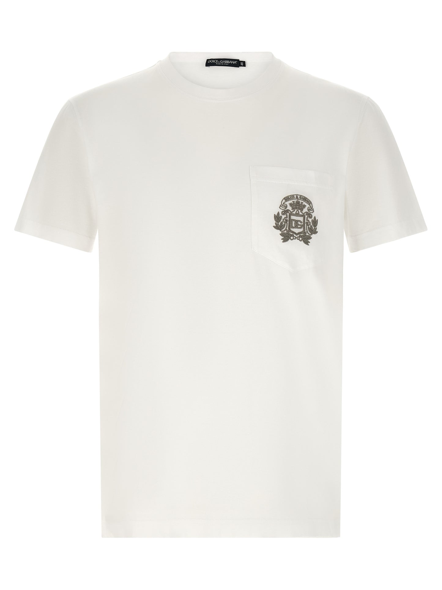 Dolce & Gabbana White Cotton T-Shirt