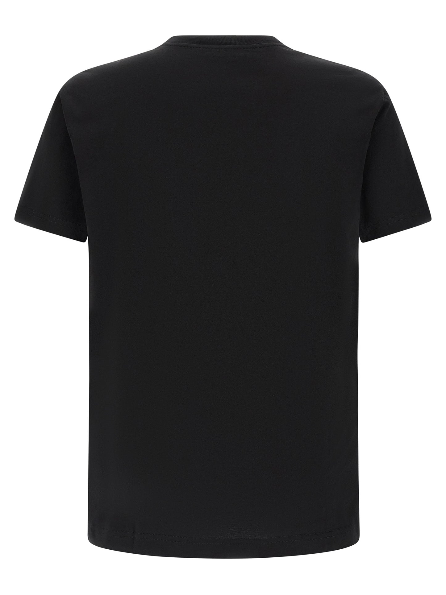 Dolce & Gabbana Black Cotton T-Shirt