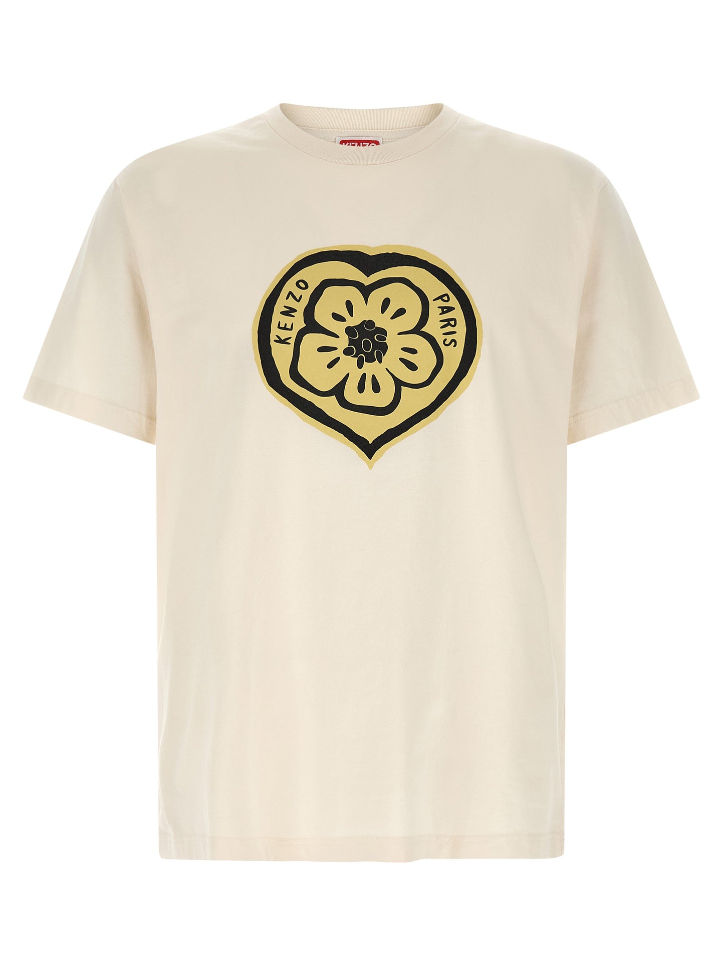 Kenzo Beige Cotton T-Shirt