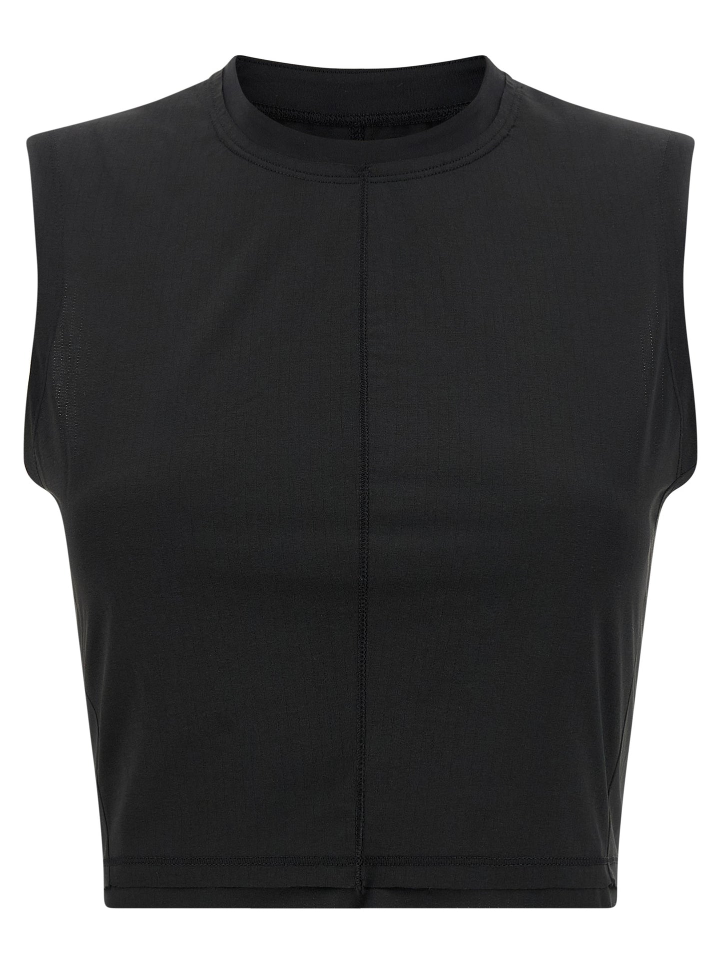 Y-3 Black Polyester Sport Bra