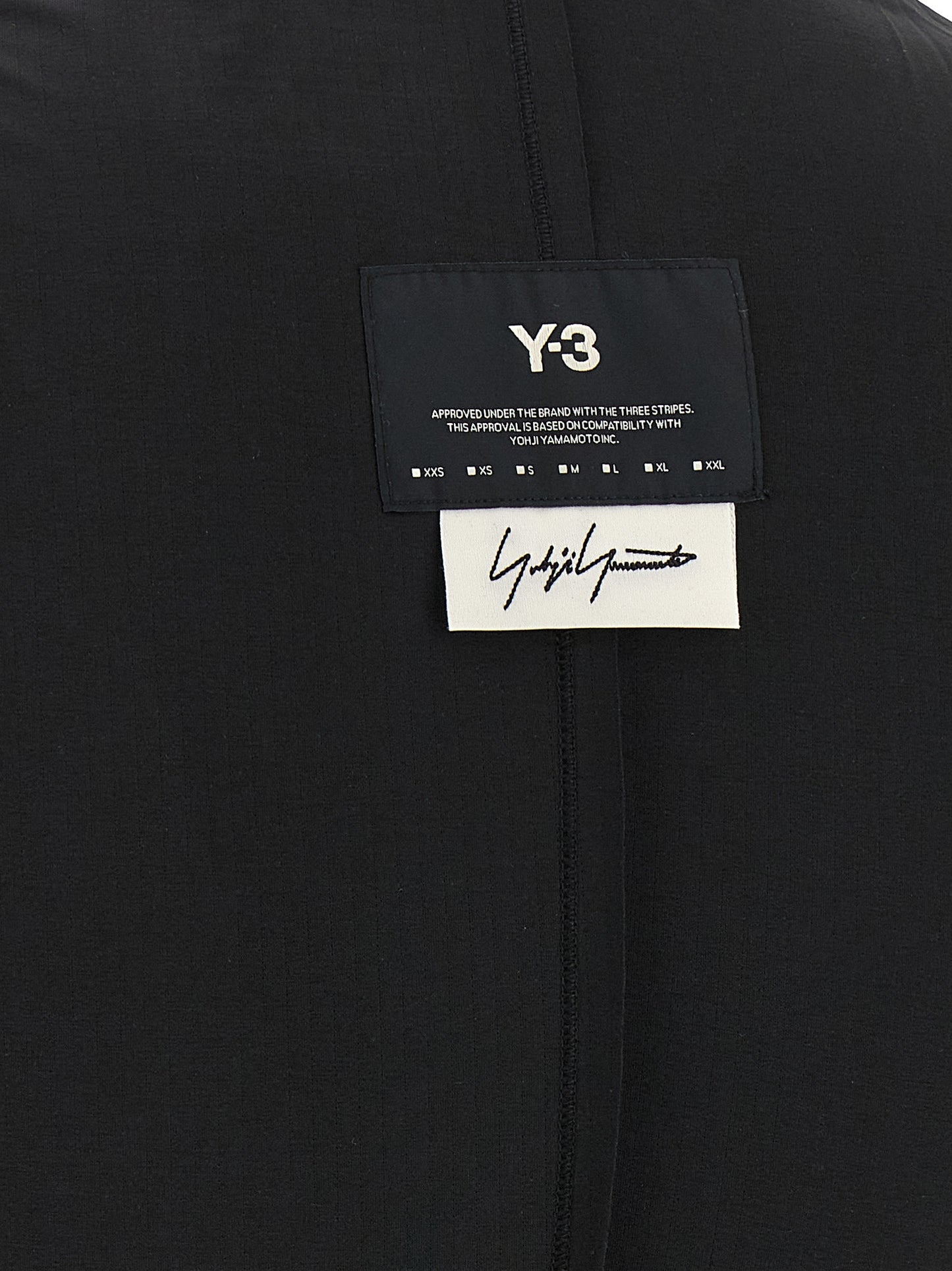 Y-3 Black Polyester Sport Bra