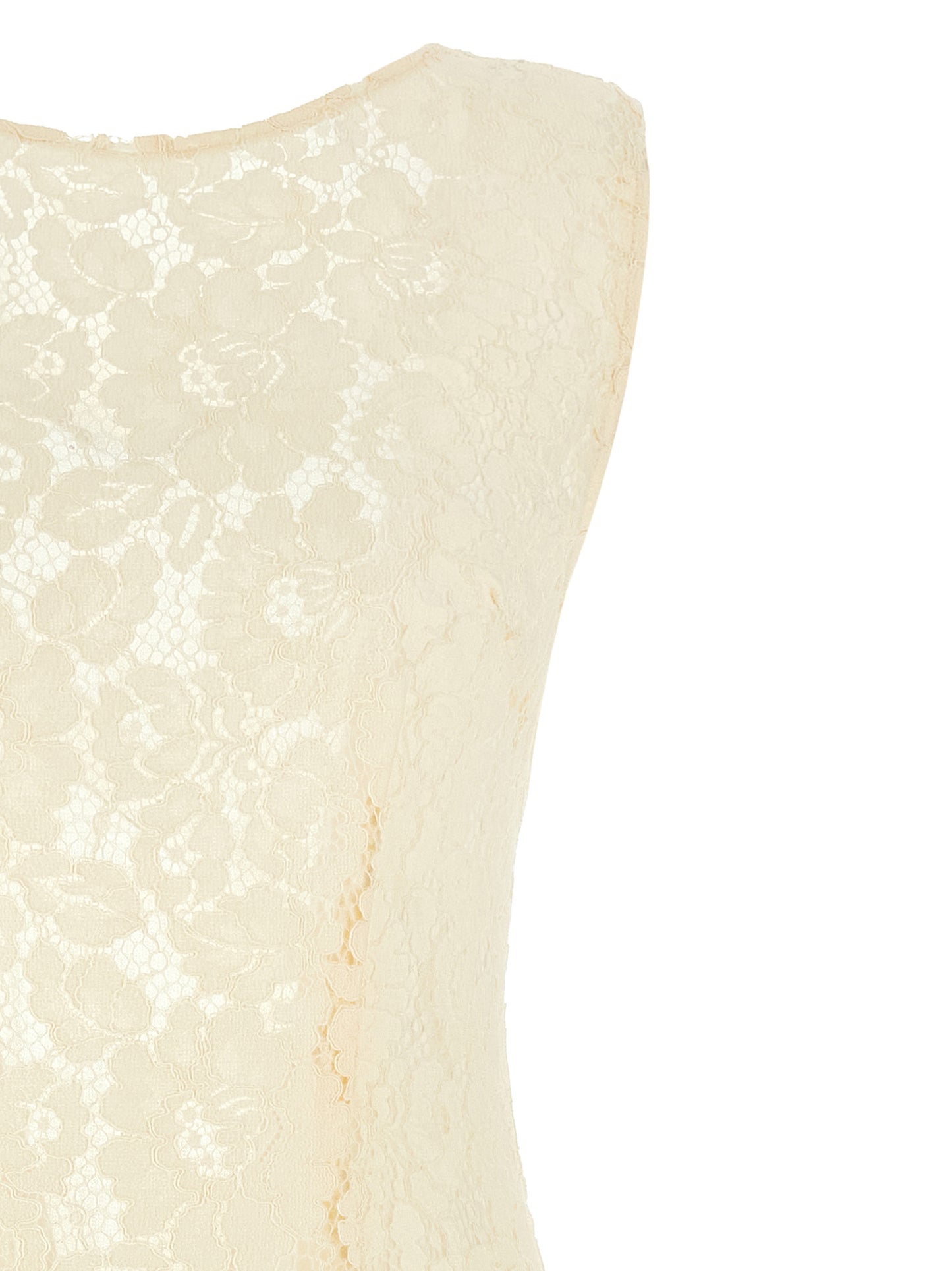 PINKO White Cotton Midi Dress