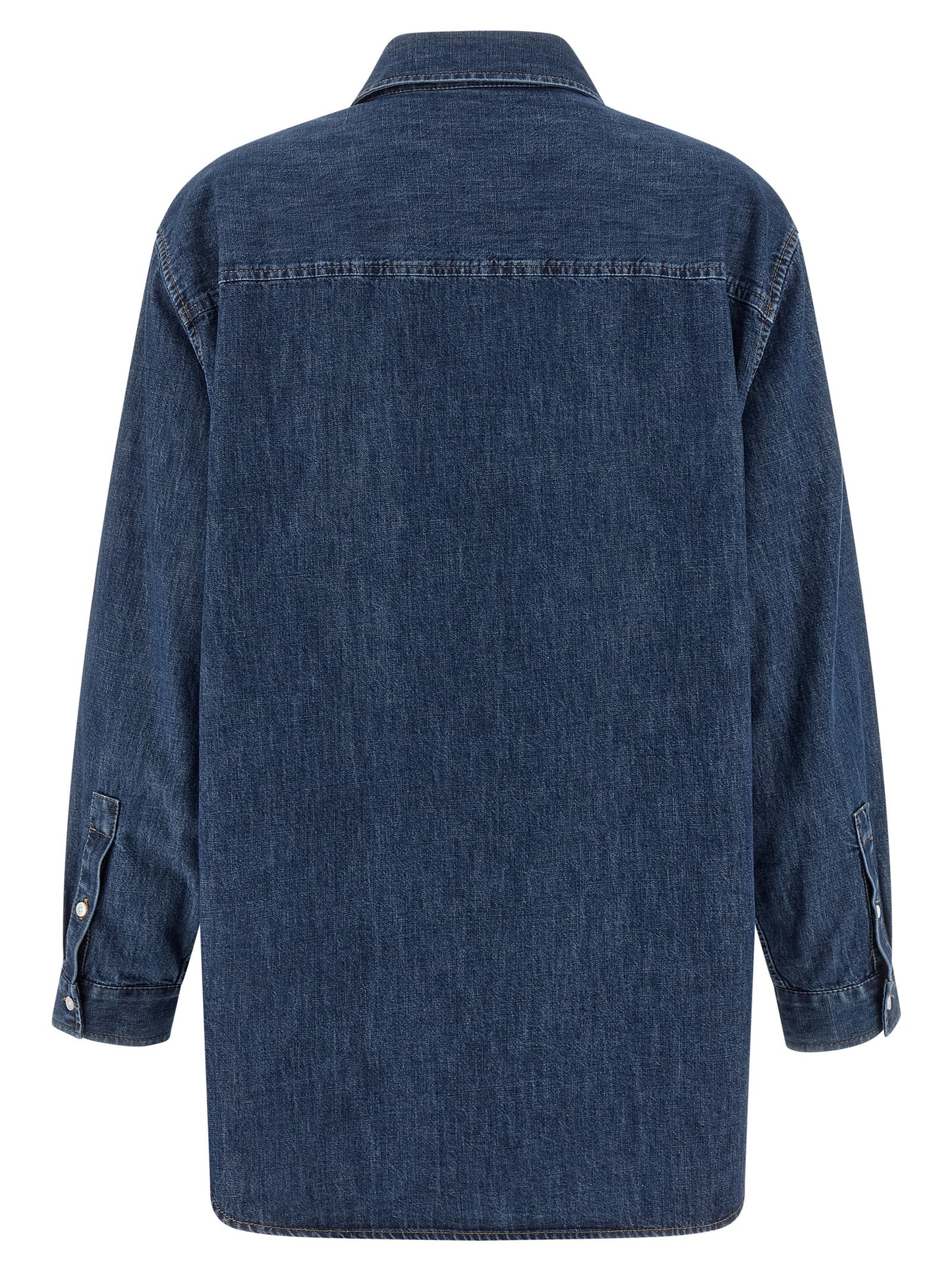 Valentino Garavani Blue Cotton Blouse