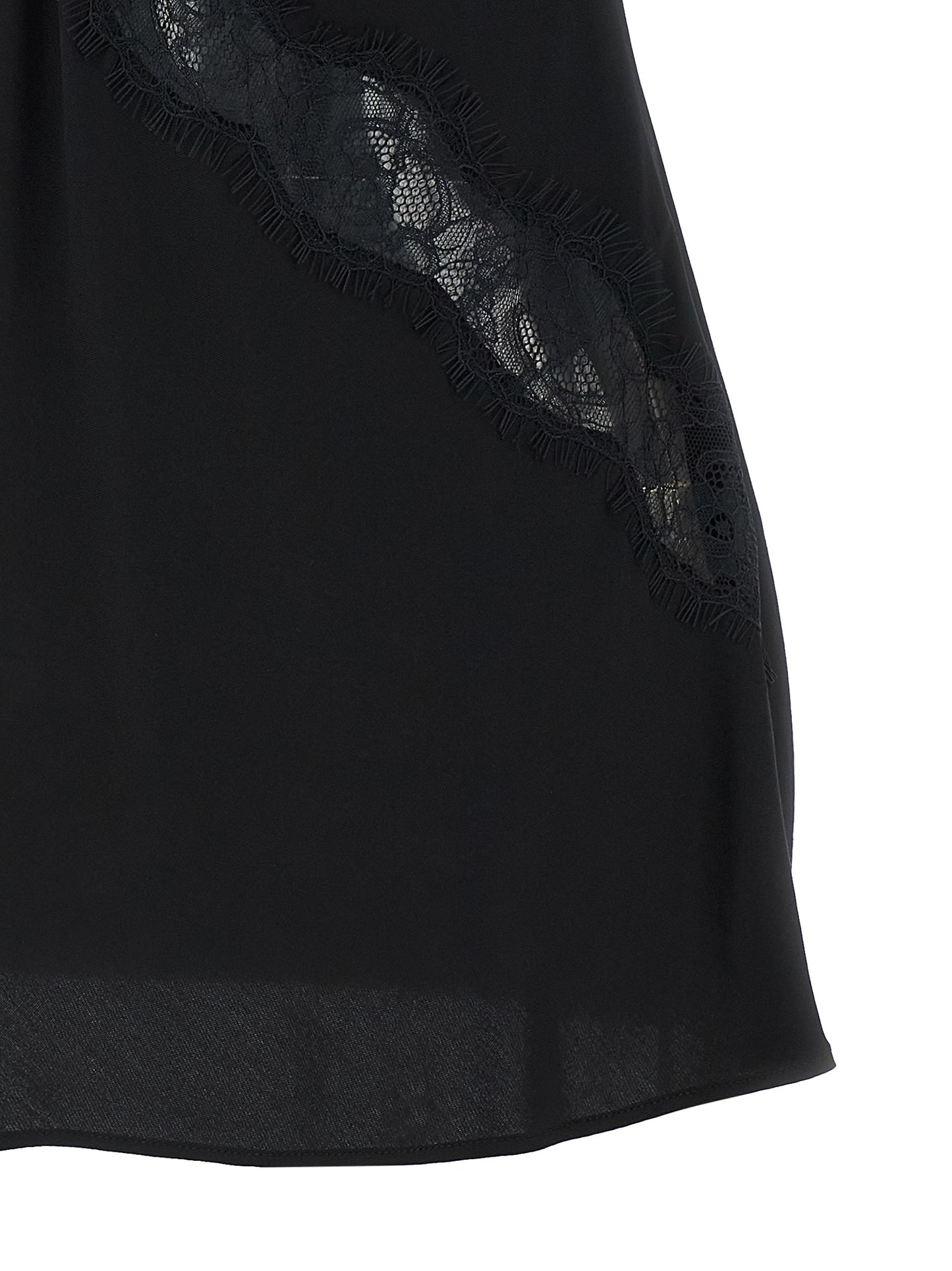 PINKO Black Viscose Sleeveles T-Shirt