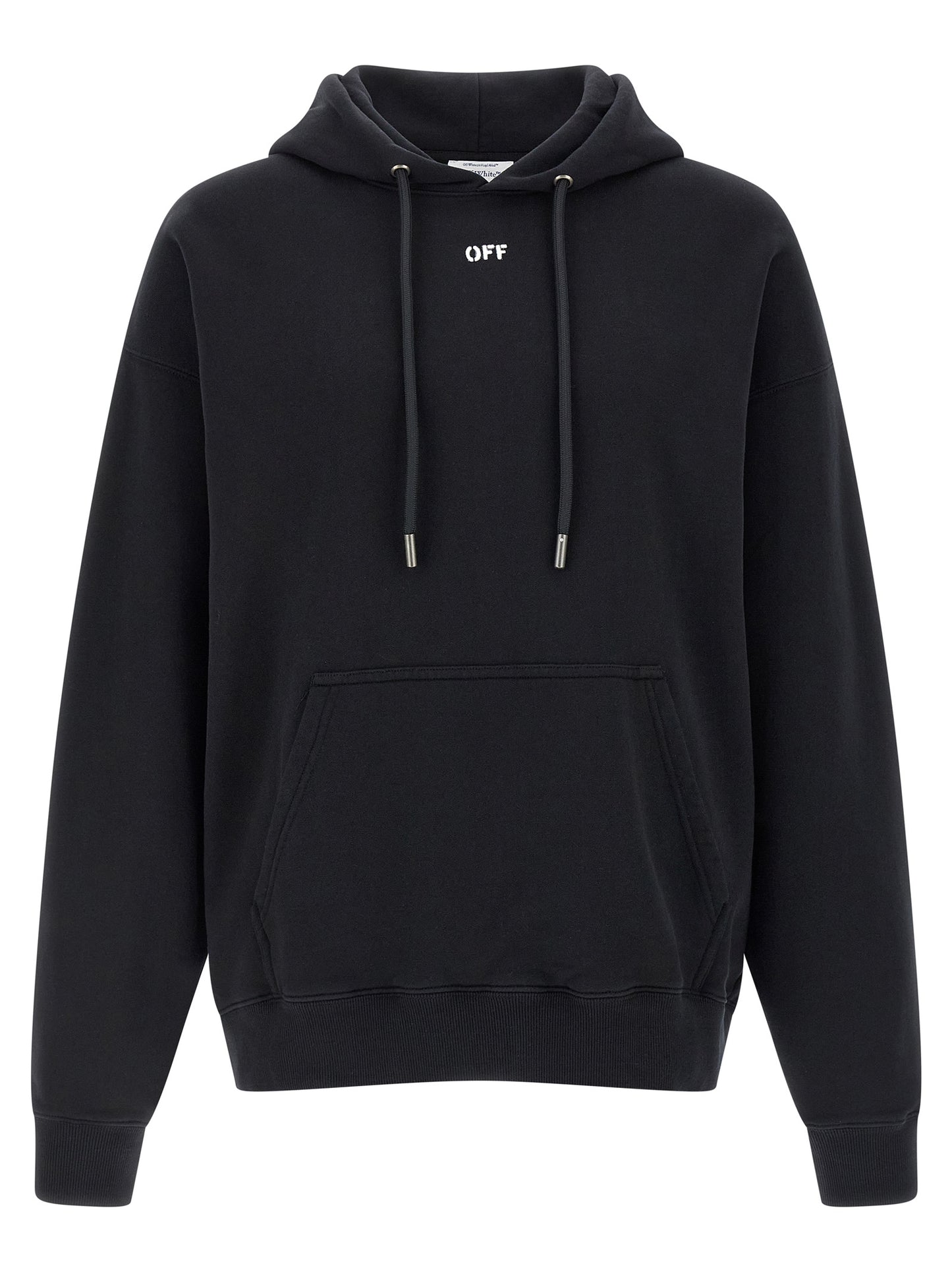Off-White Black Cotton Sweatshirt