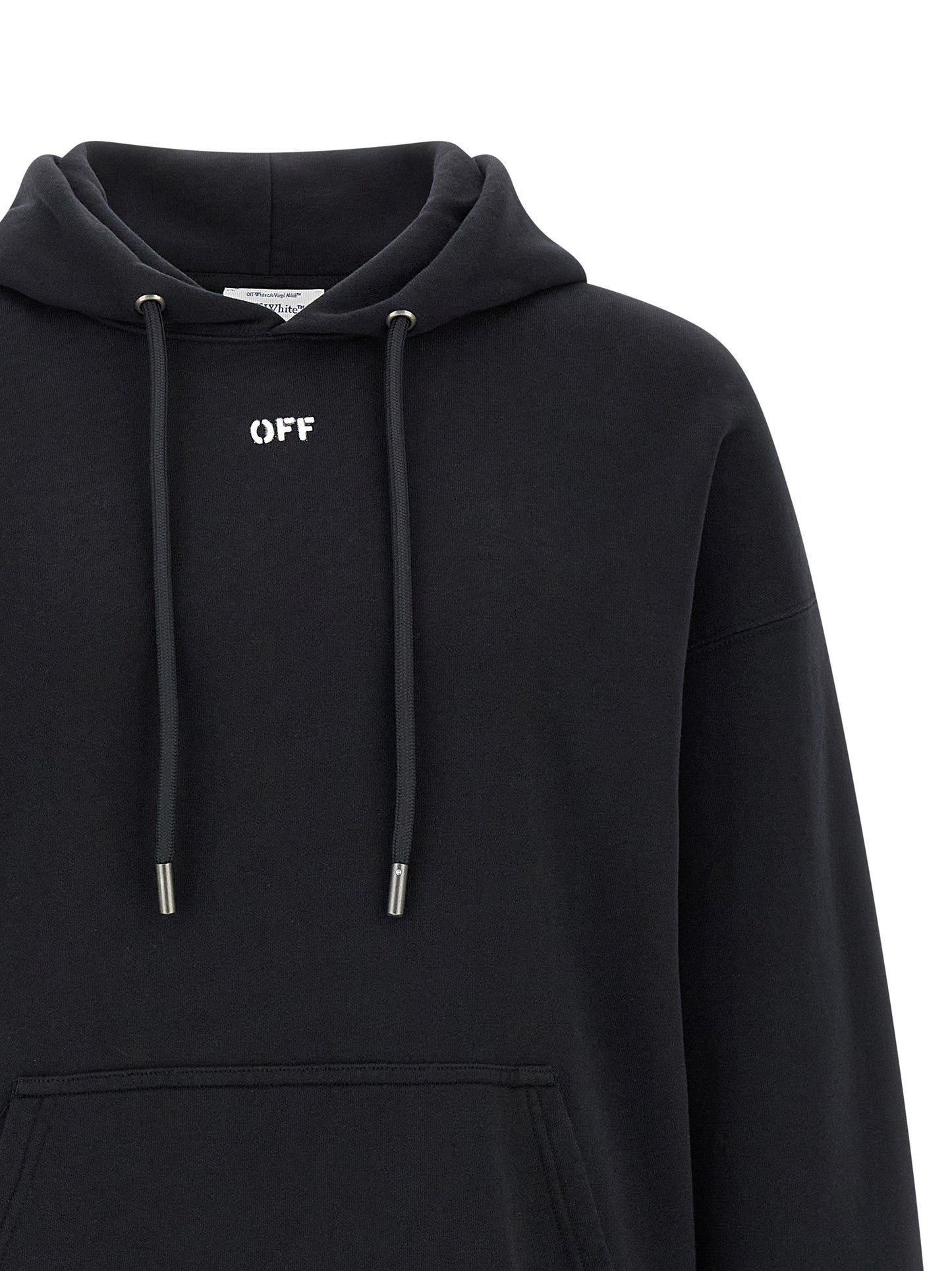 Off-White Black Cotton Sweatshirt