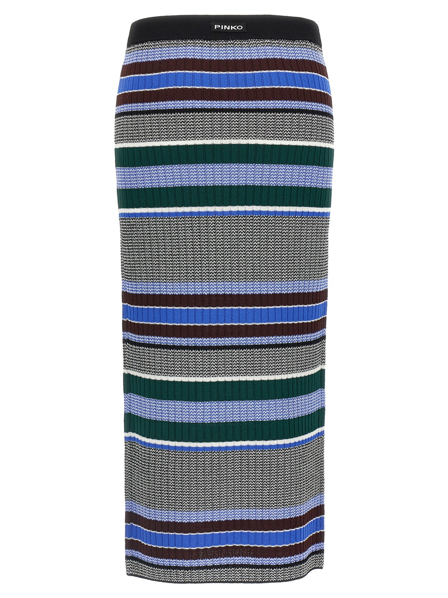 PINKO Multicolor Viscose Midi Skirt