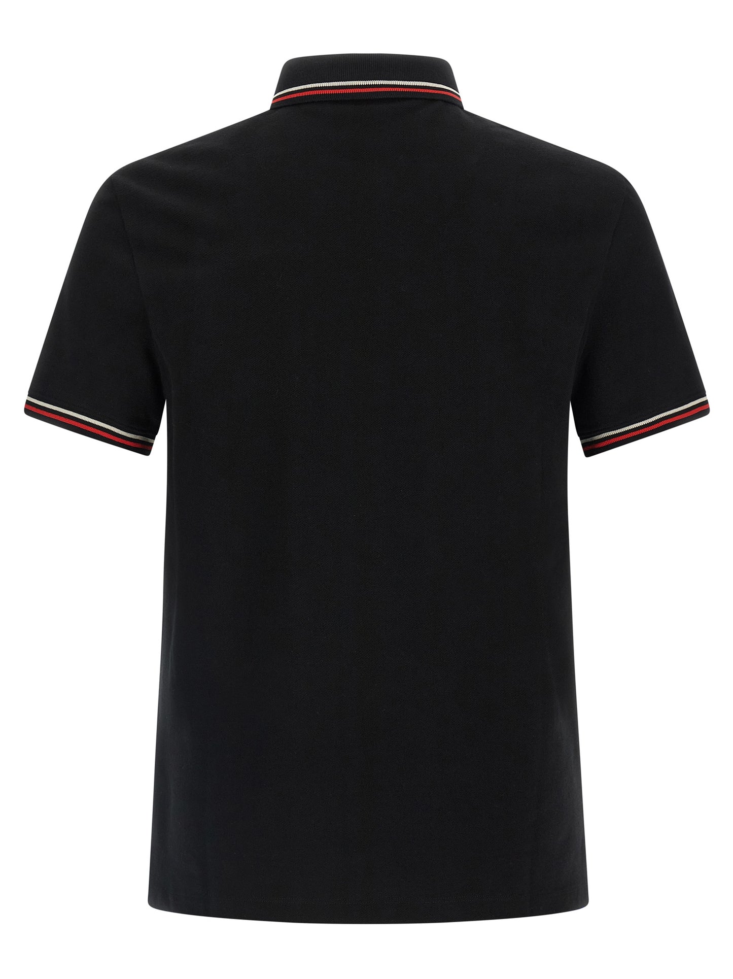 Valentino Garavani Black Cotton Polo Shirt