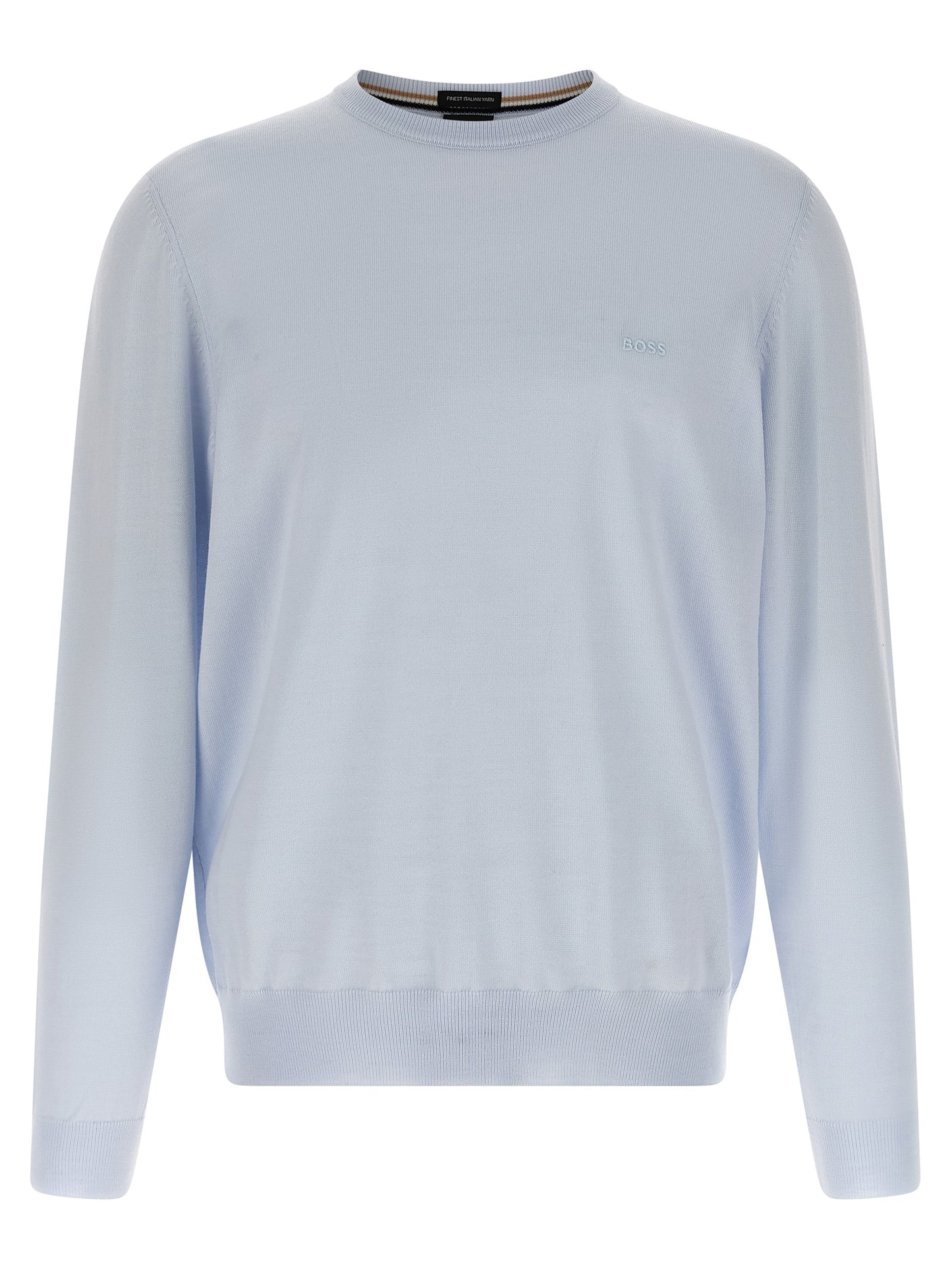 Hugo Boss Blue Virgin Wool Cardigan