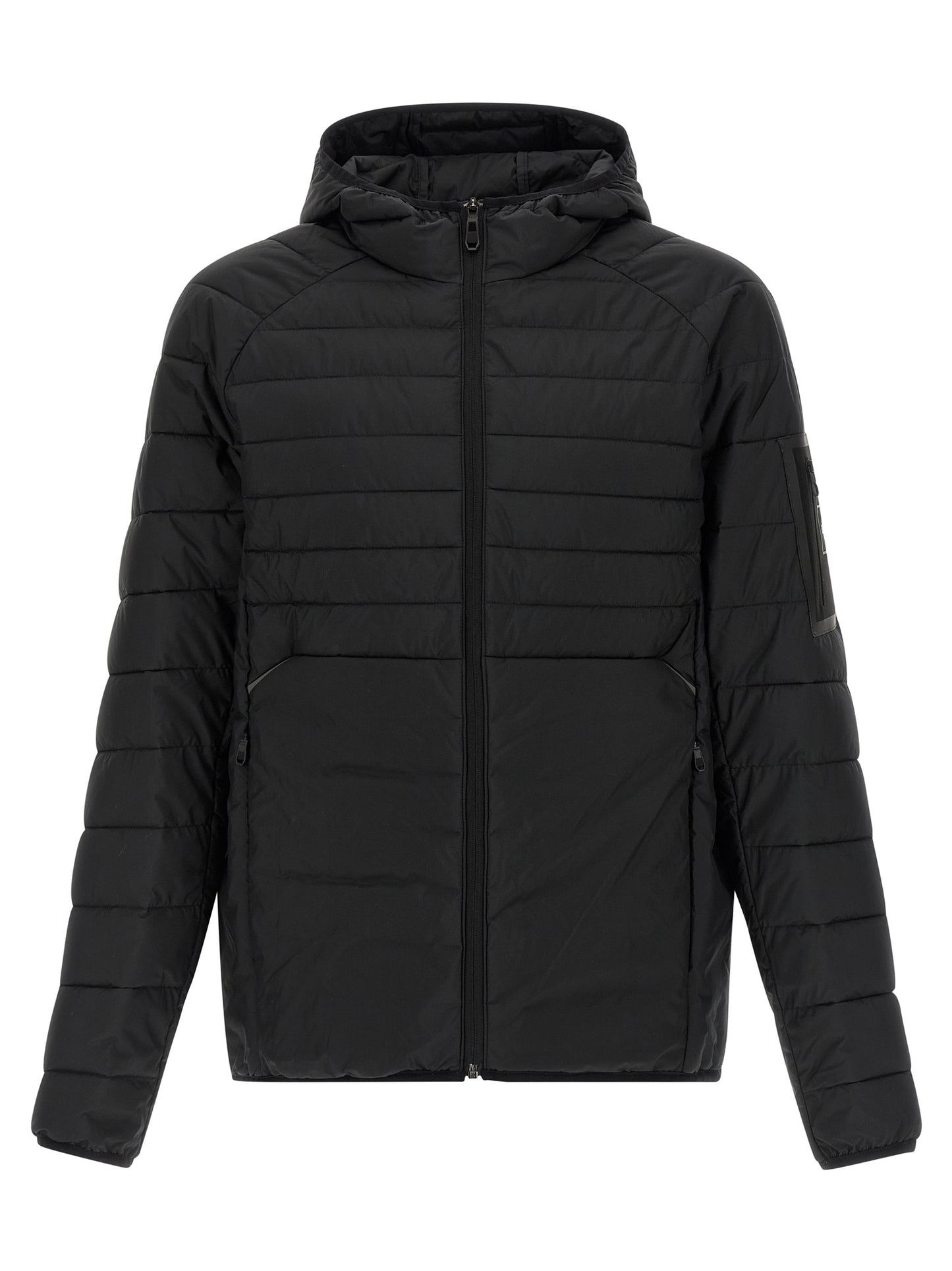 Hugo Boss Black Polyester Full-Length Jacket