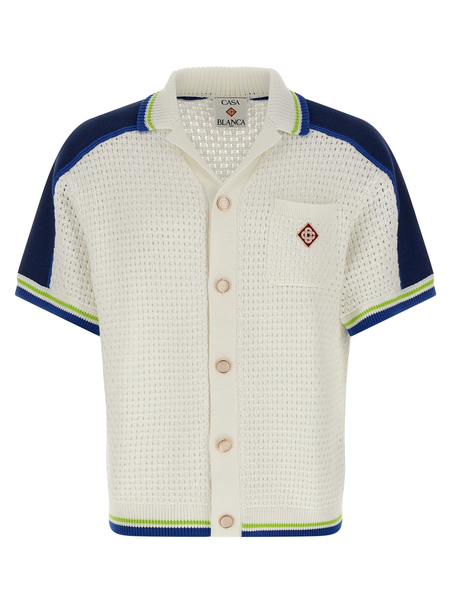Casablanca White Cotton Blouse