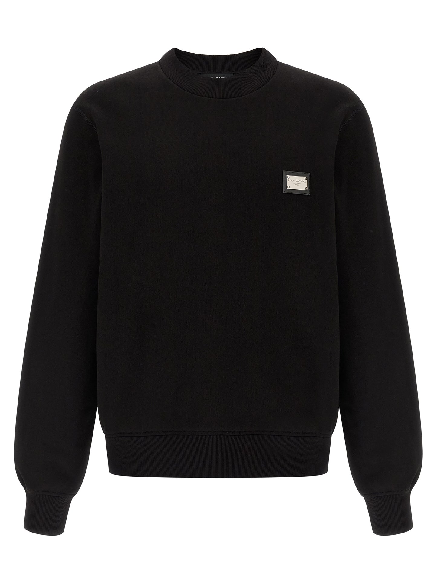 Dolce & Gabbana Black Cotton Sweatshirt