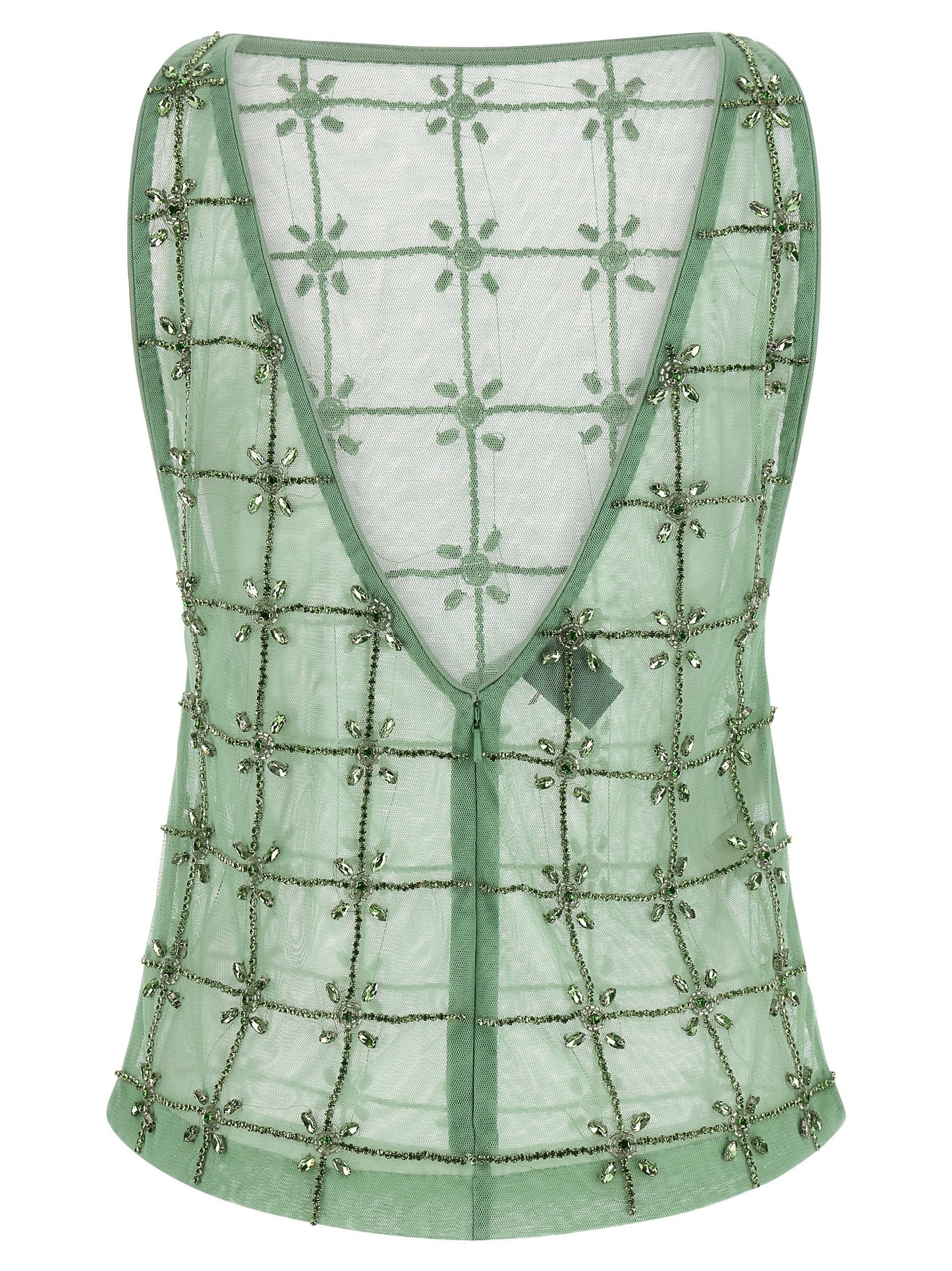 PINKO Bicolor Polyester Tank Tops