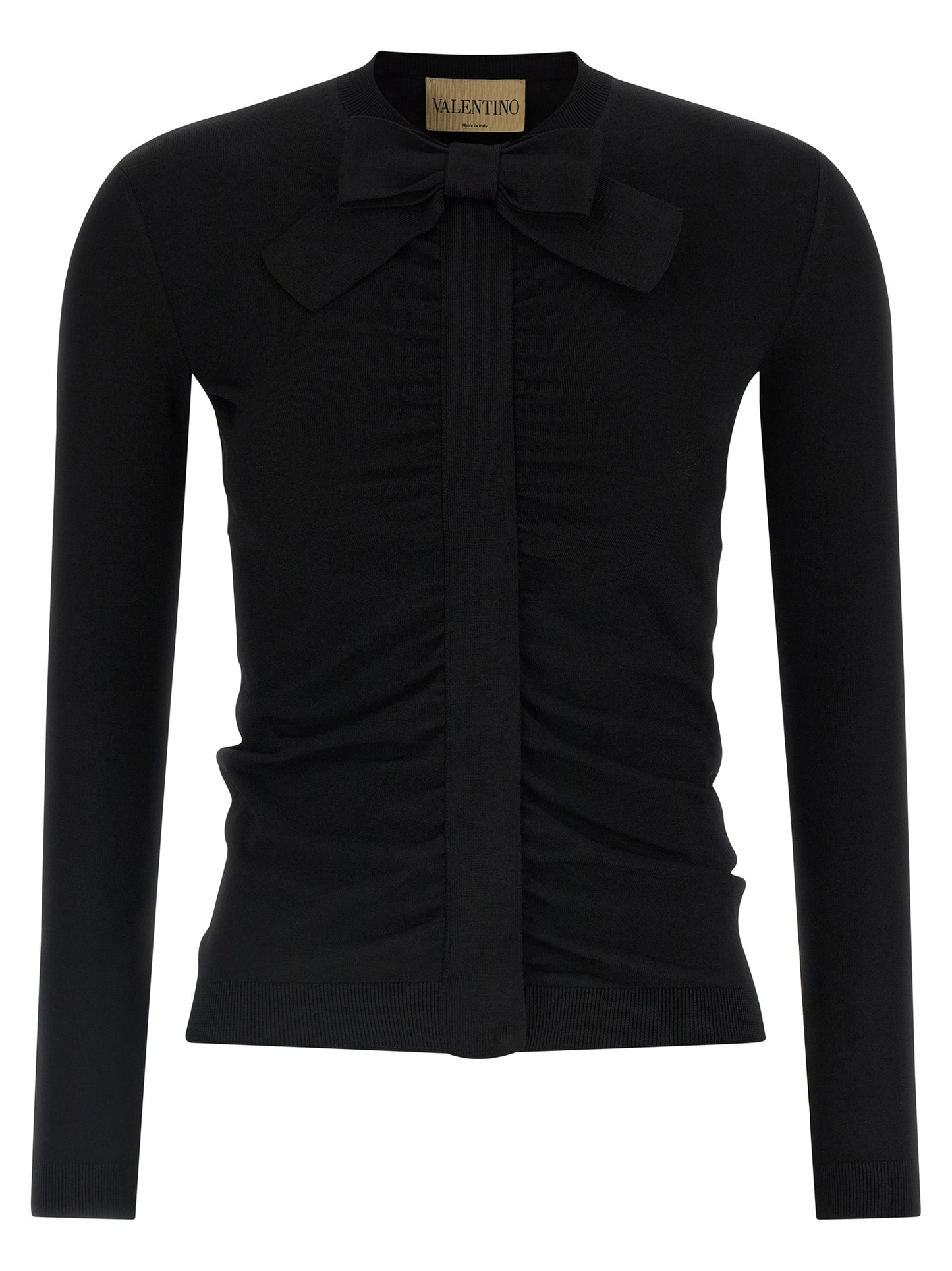Valentino Garavani Black Viscose Cardigan