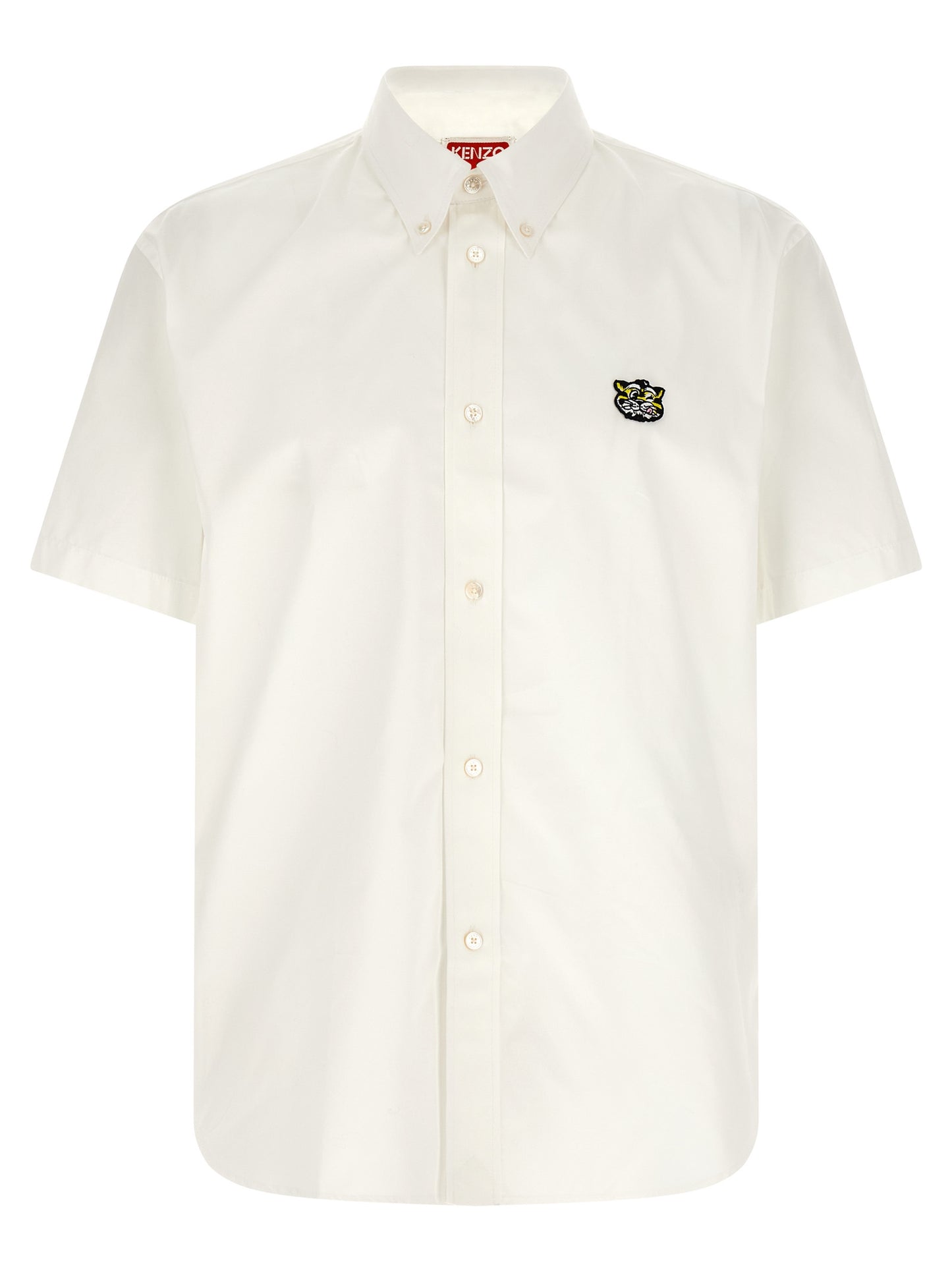 Kenzo White Cotton Blouse