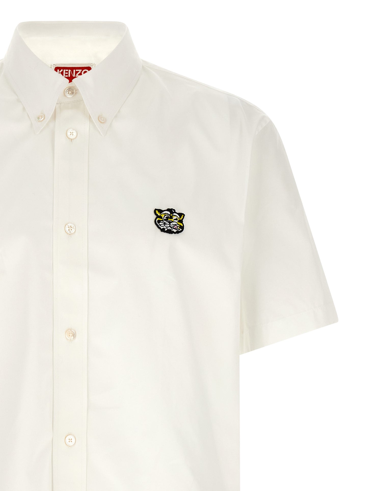 Kenzo White Cotton Blouse