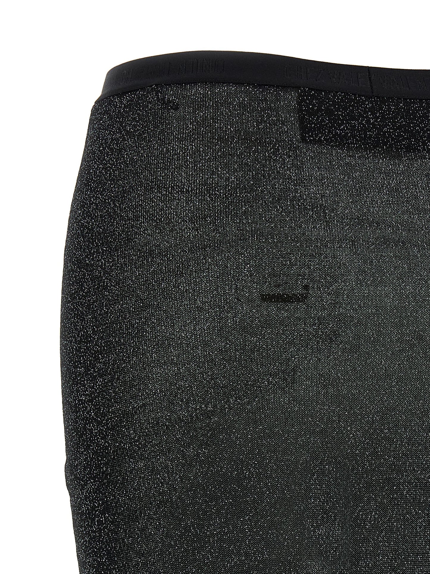 Valentino Garavani Black Viscose Midi Skirt
