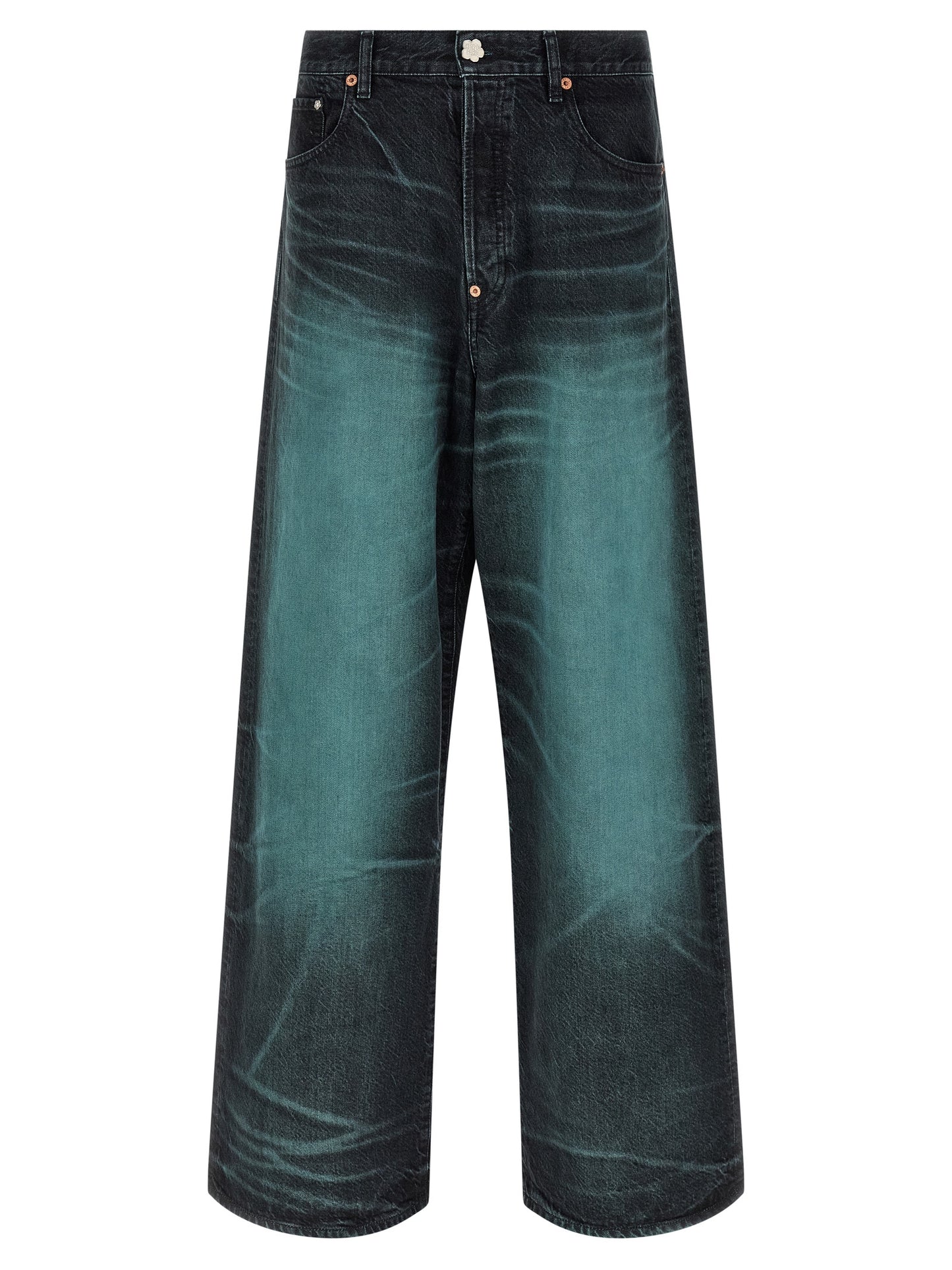 Kenzo Blue Cotton Jeans Denim