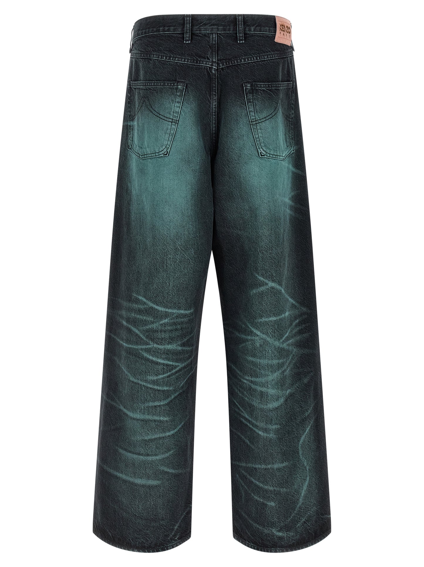 Kenzo Blue Cotton Jeans Denim