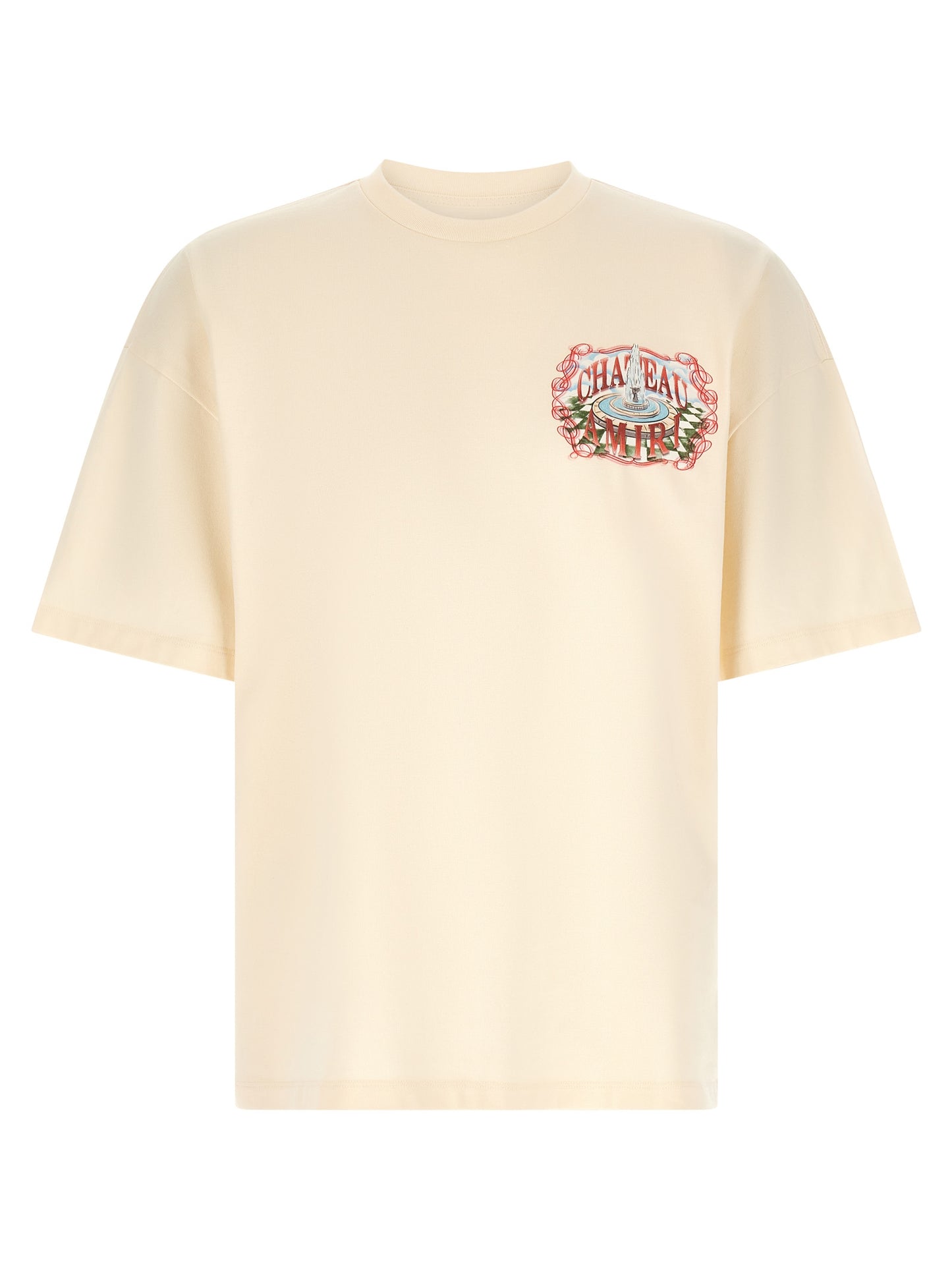 Amiri Beige Cotton T-Shirt